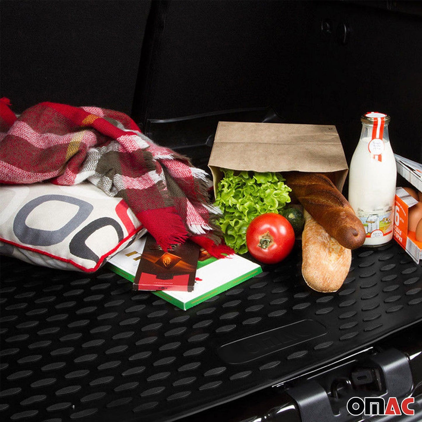 Kofferraumwanne Laderaumwanne für VW Passat B7 Limo 2010-2014 Gummi Schwarz TPE OMAC DE