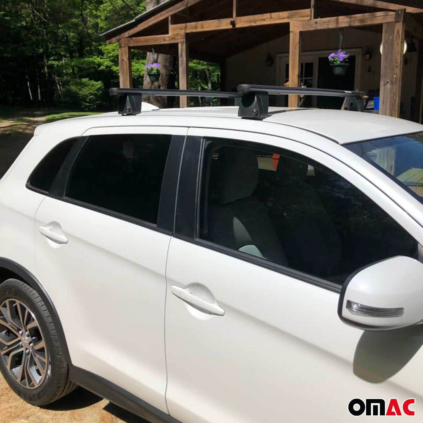 Menabo Dachträger Grundträger für Subaru XV 2011-2018 Querträger ABE Alu Grau OMAC DE