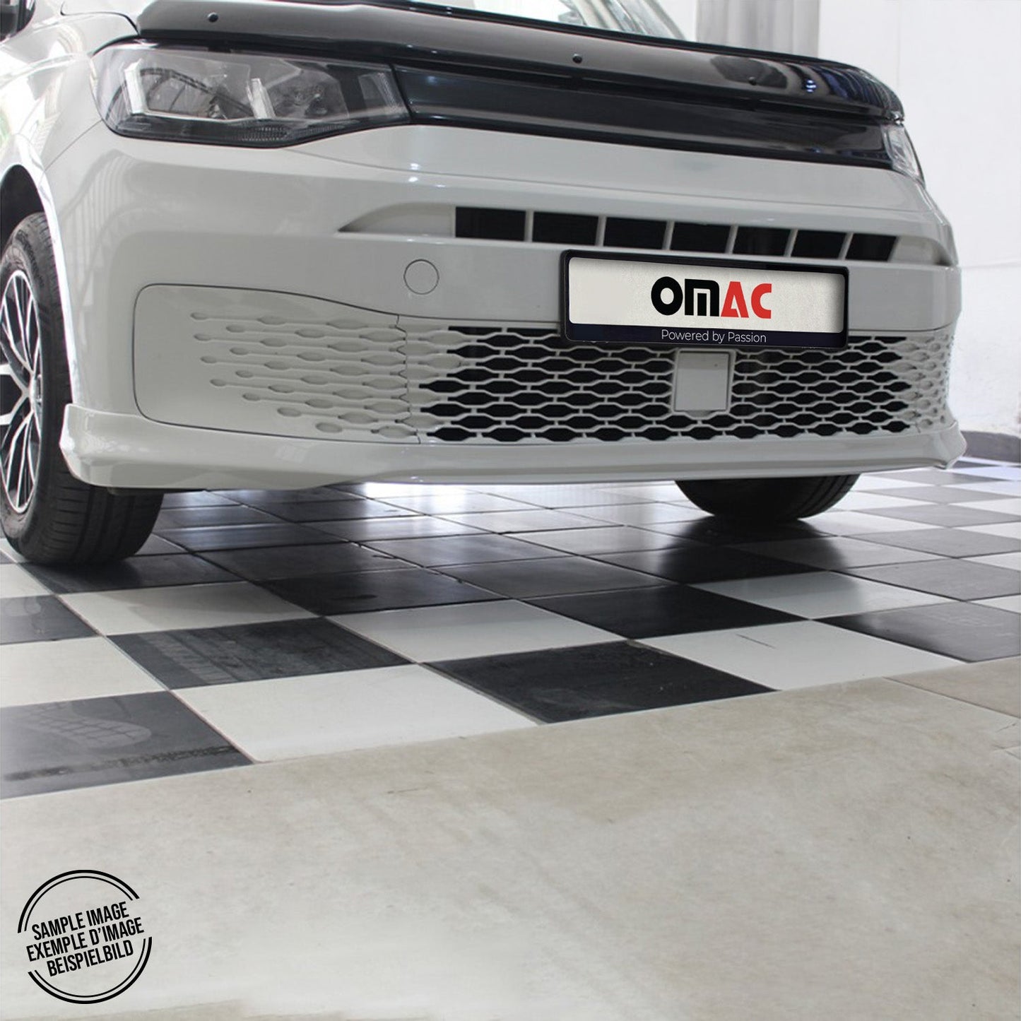 2021-2025 VW Caddy Frontspoiler Lippe Stoßstange Splitter Grundiert OMAC DE