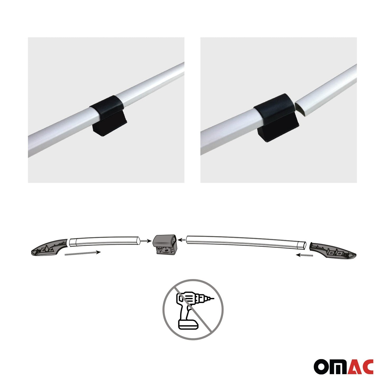 2006-2025 Fiat Ducato III Dachträger Gepäckträger H2 & L4 Langer Alu Grau OMAC DE