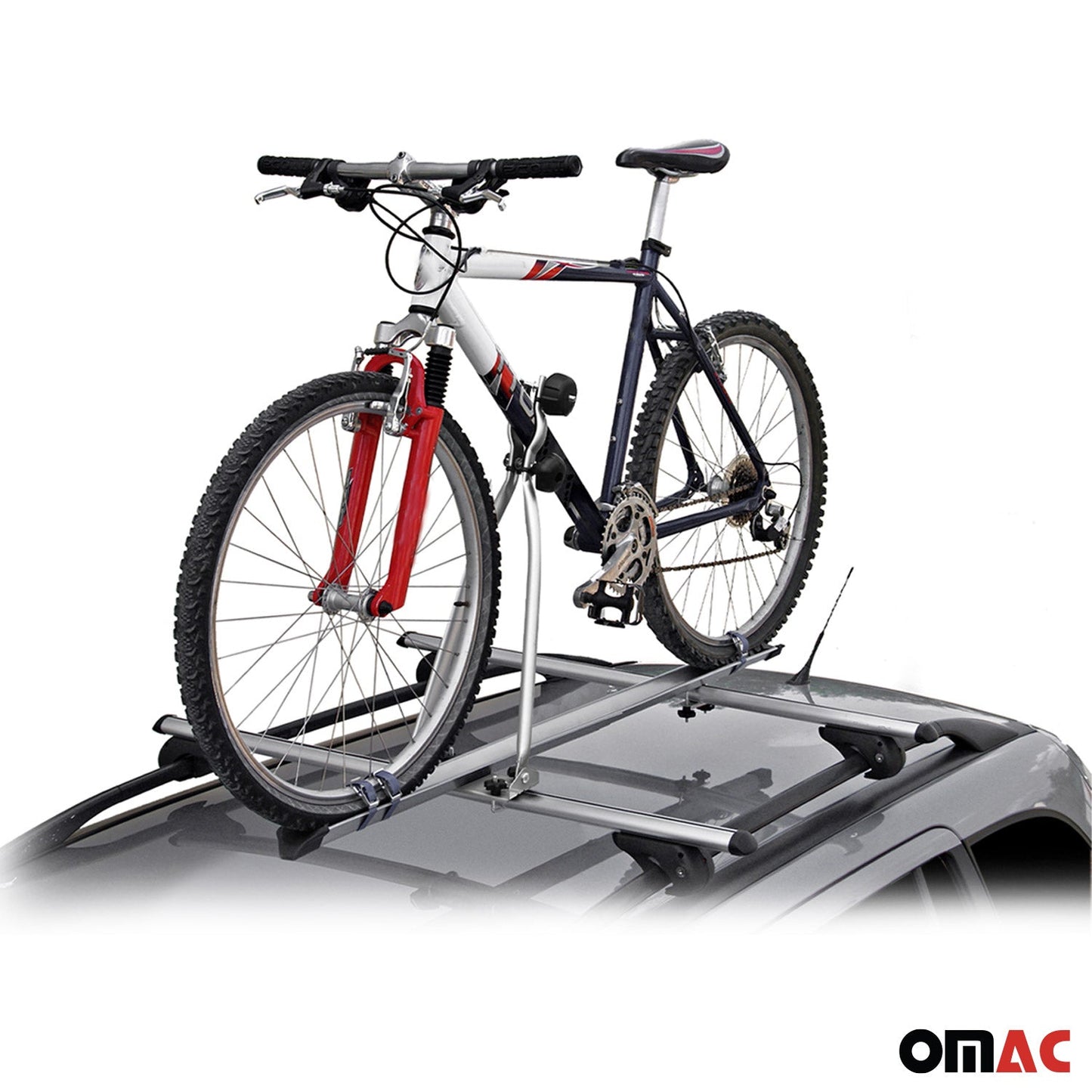 2x Menabo Fahrradträger Huggy bis 15kg ABE Stahl Dachfahrradträger OMAC DE