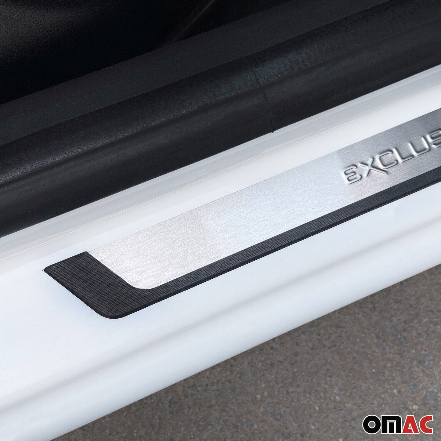 Einstiegsleisten Türschweller für Honda Civic Jazz HR-V Chrom Gebürstet 2x OMAC DE