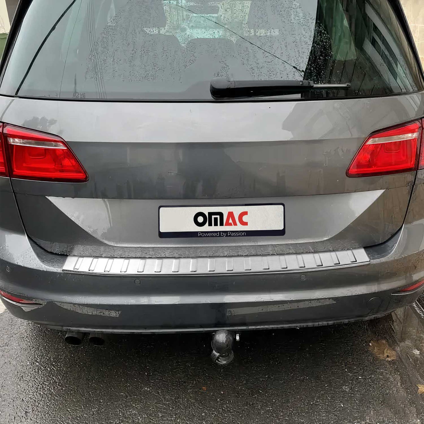 Für VW Golf VII Sportsvan 2013-2023 Chrom Ladekantenschutz Abkantung Edelstahl OMAC DE