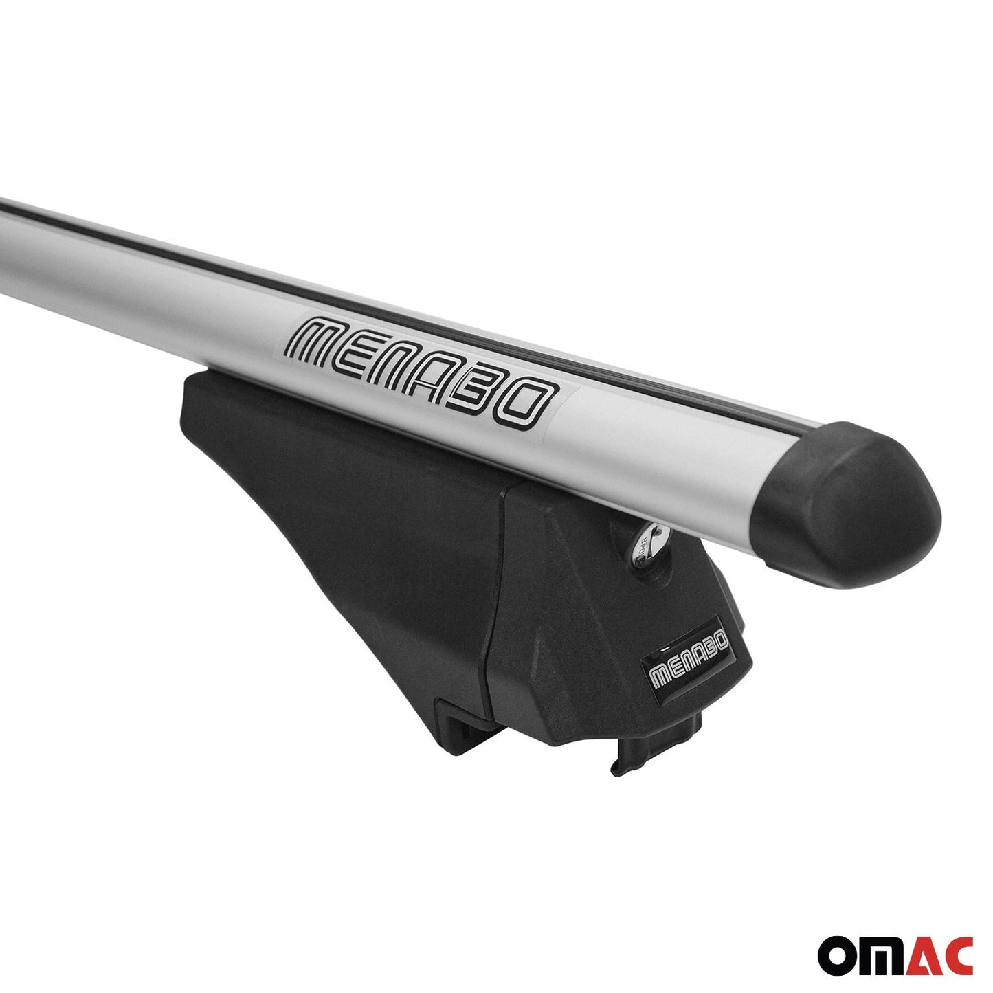 2024-2025 BMW X3 (G45) Menabo Grundträger Dachträger Alu Silber 2 tlg OMAC DE