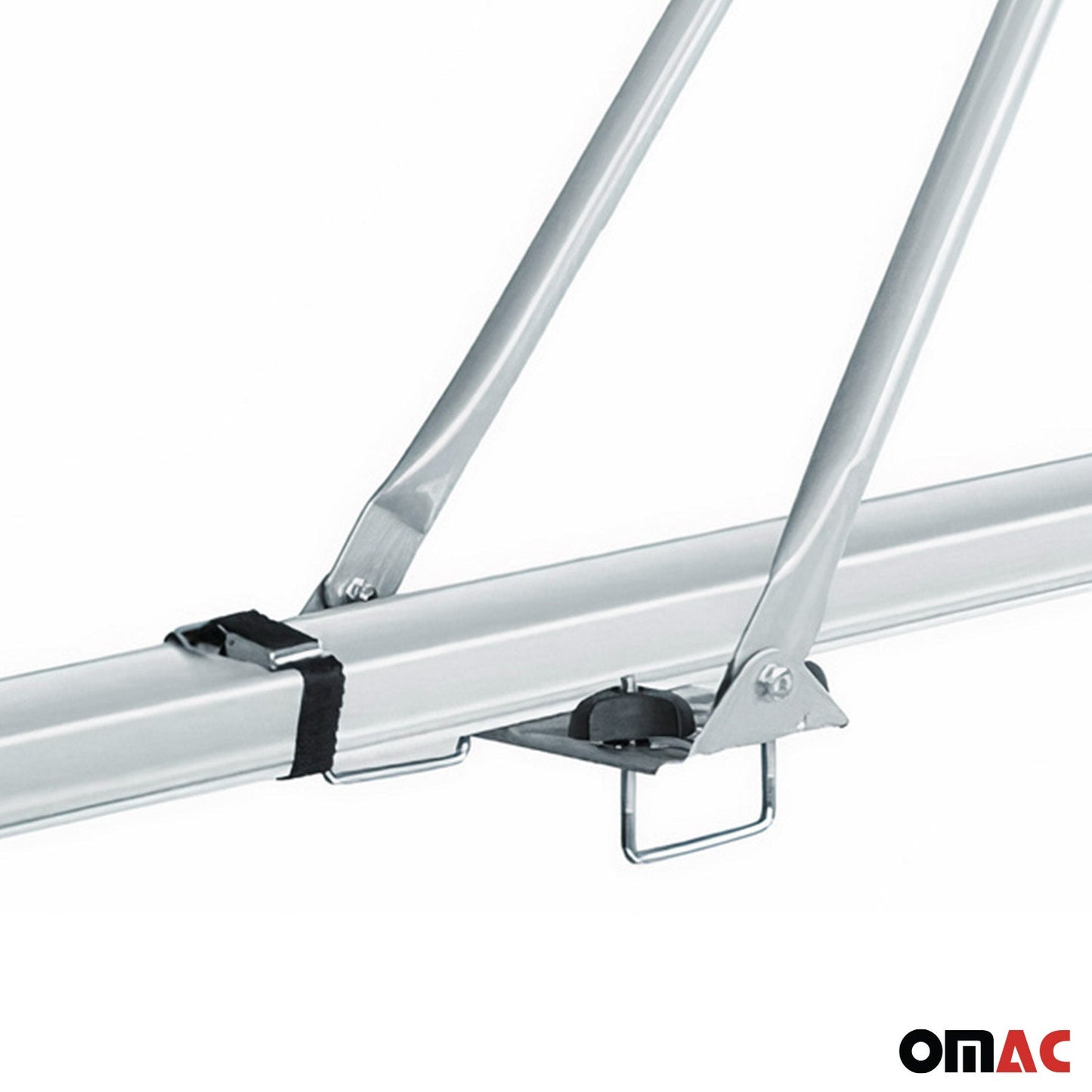 2x Fahrradträger Dachfahrradträger bis 15kg Fahrradhalter Aluminium Fahrräder OMAC DE