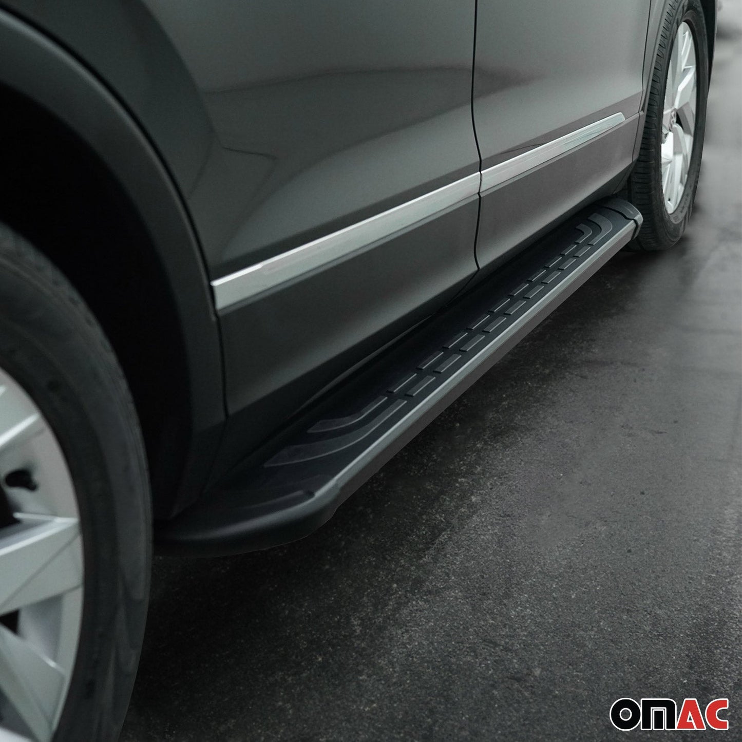 Trittbretter Seitenschweller für Toyota Proace City 2019-2025 Kurzer Alu Schwarz