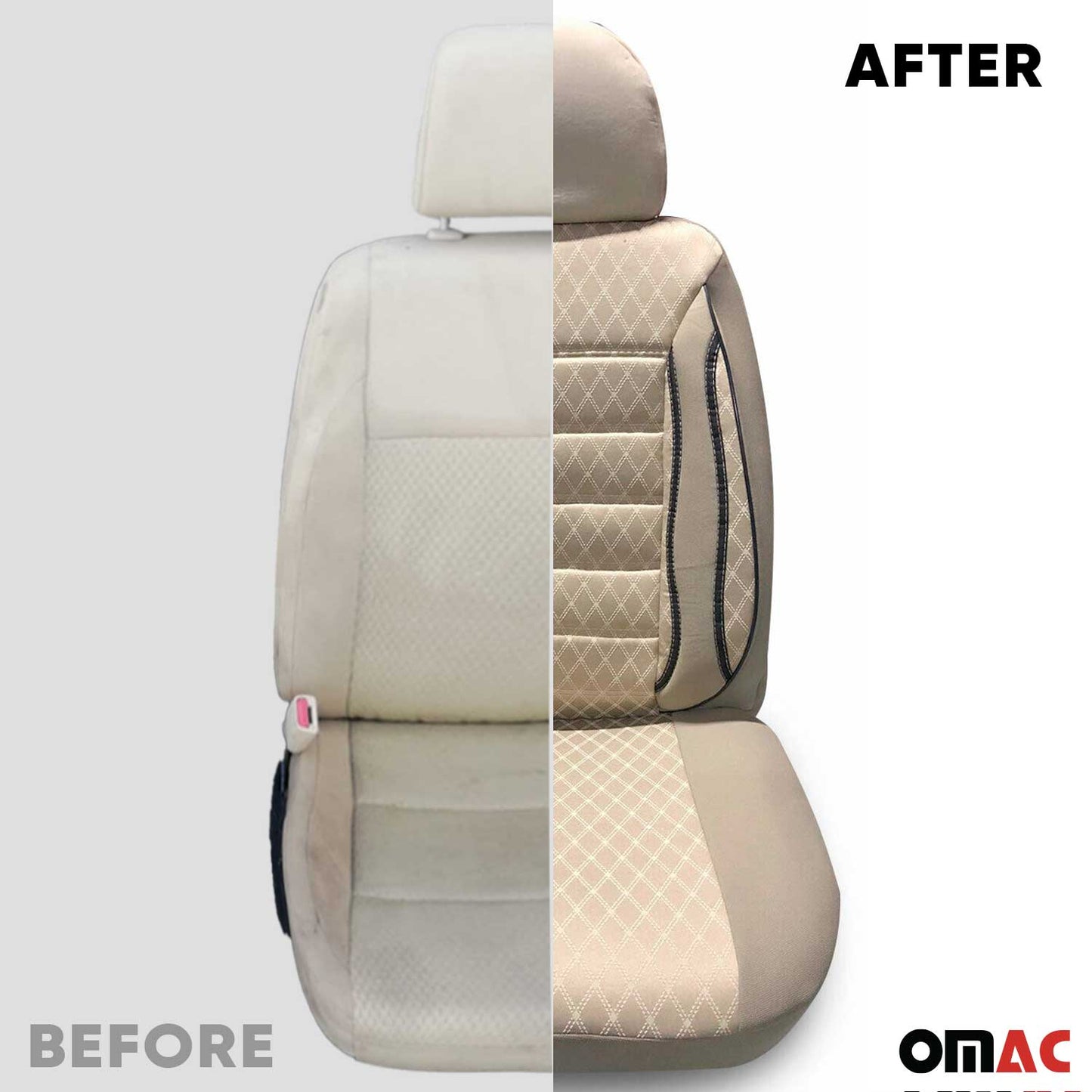 Sitzbezüge Schonbezüge für Alfa Romeo 145 146 147 Beige 2 Sitz Vorne Satz OMAC DE