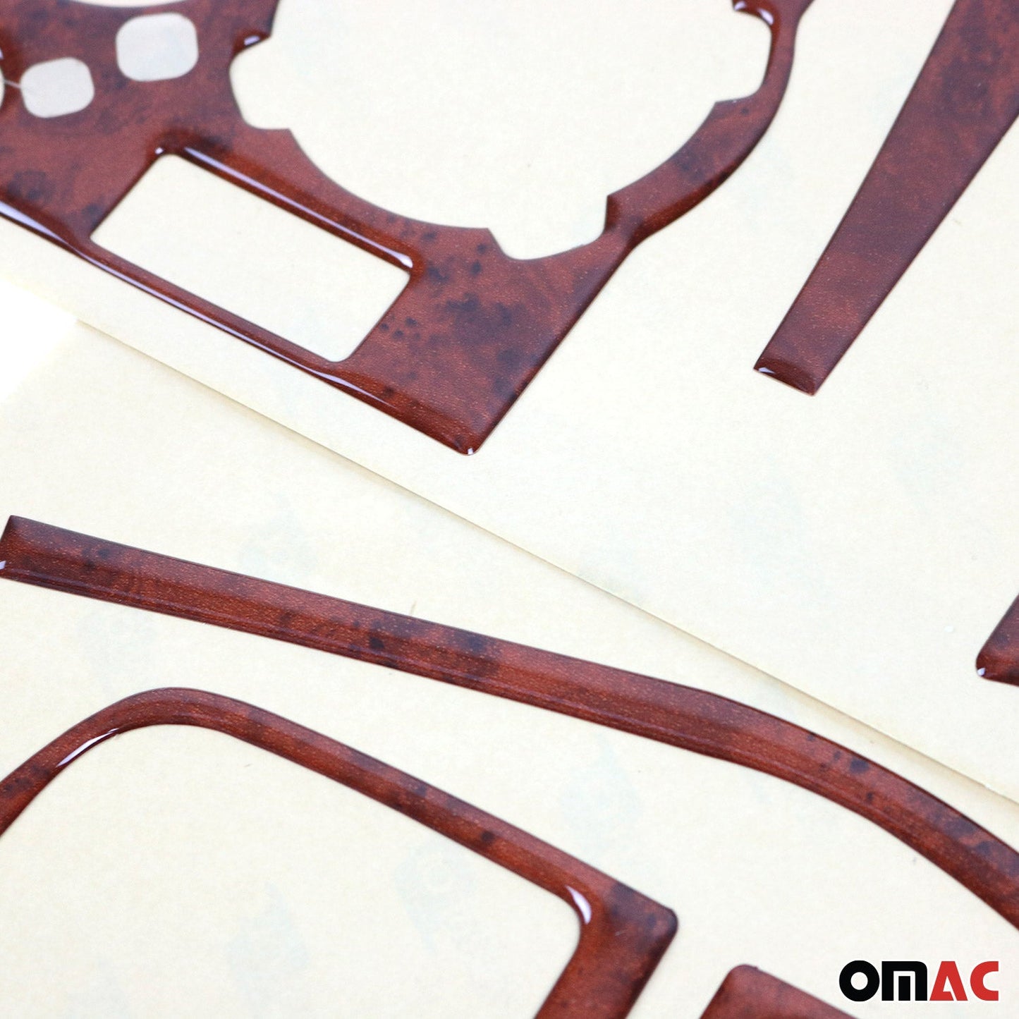 Innenraum Dekor Cockpit für Toyota Avensis 2003-2008 Wurzelholz Optik 11tlg OMAC DE