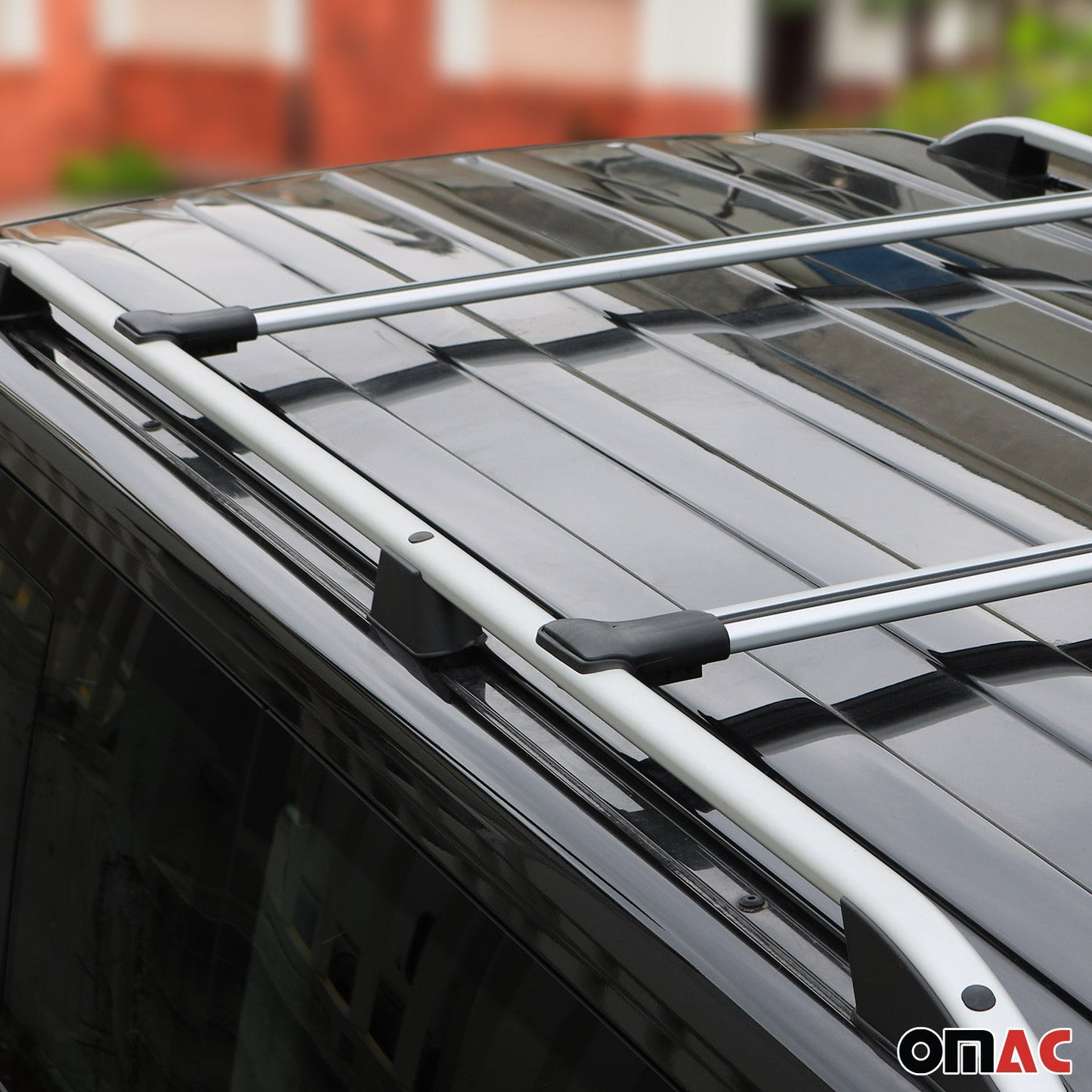 Dachträger Grundtäger für Citroen C-Crosser 2007-2012 75kg Alu Silber 2tlg OMAC DE
