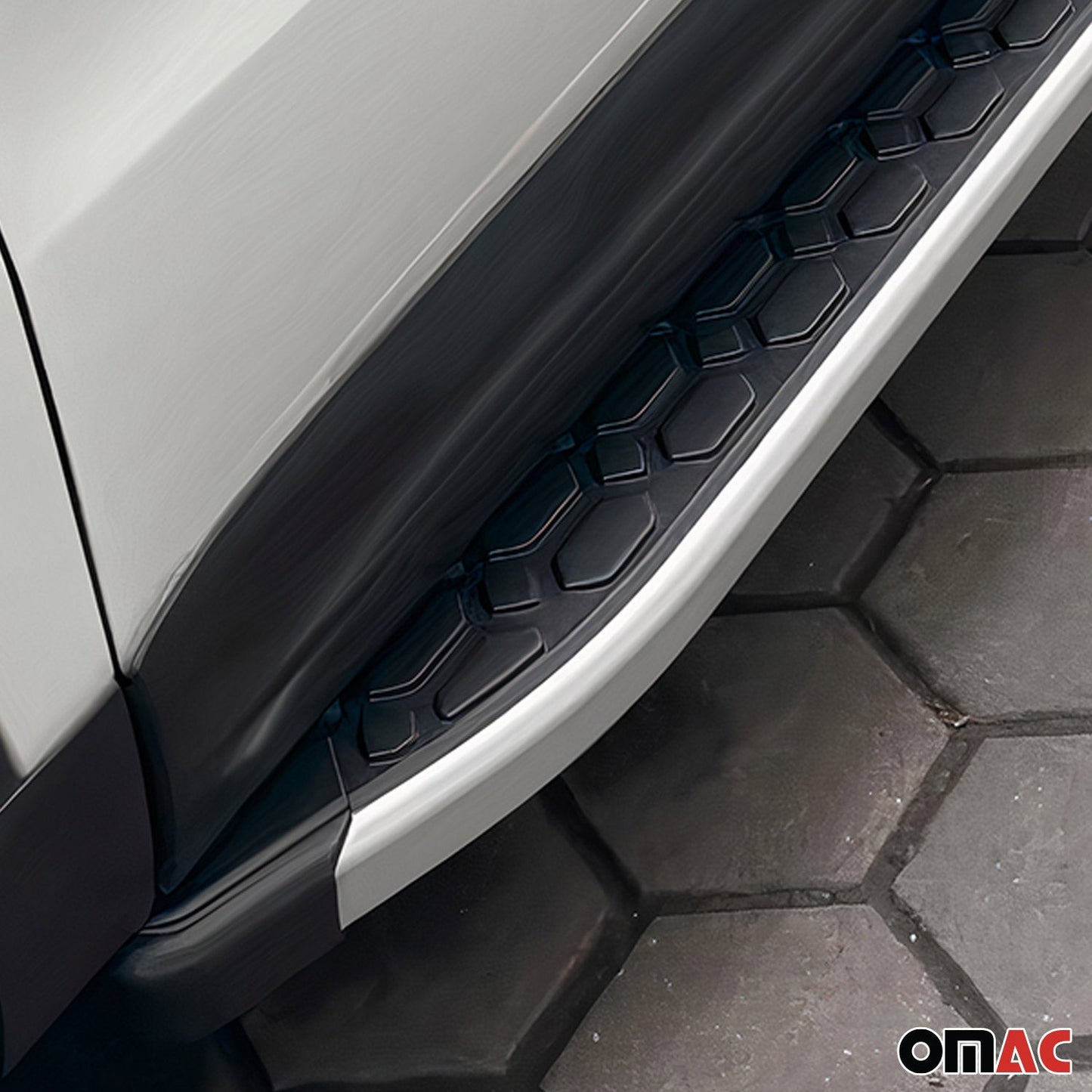 Trittbretter Seitenschweller für Toyota RAV4 Hybrid 2018-2025 Edelstahl Chrom 2x