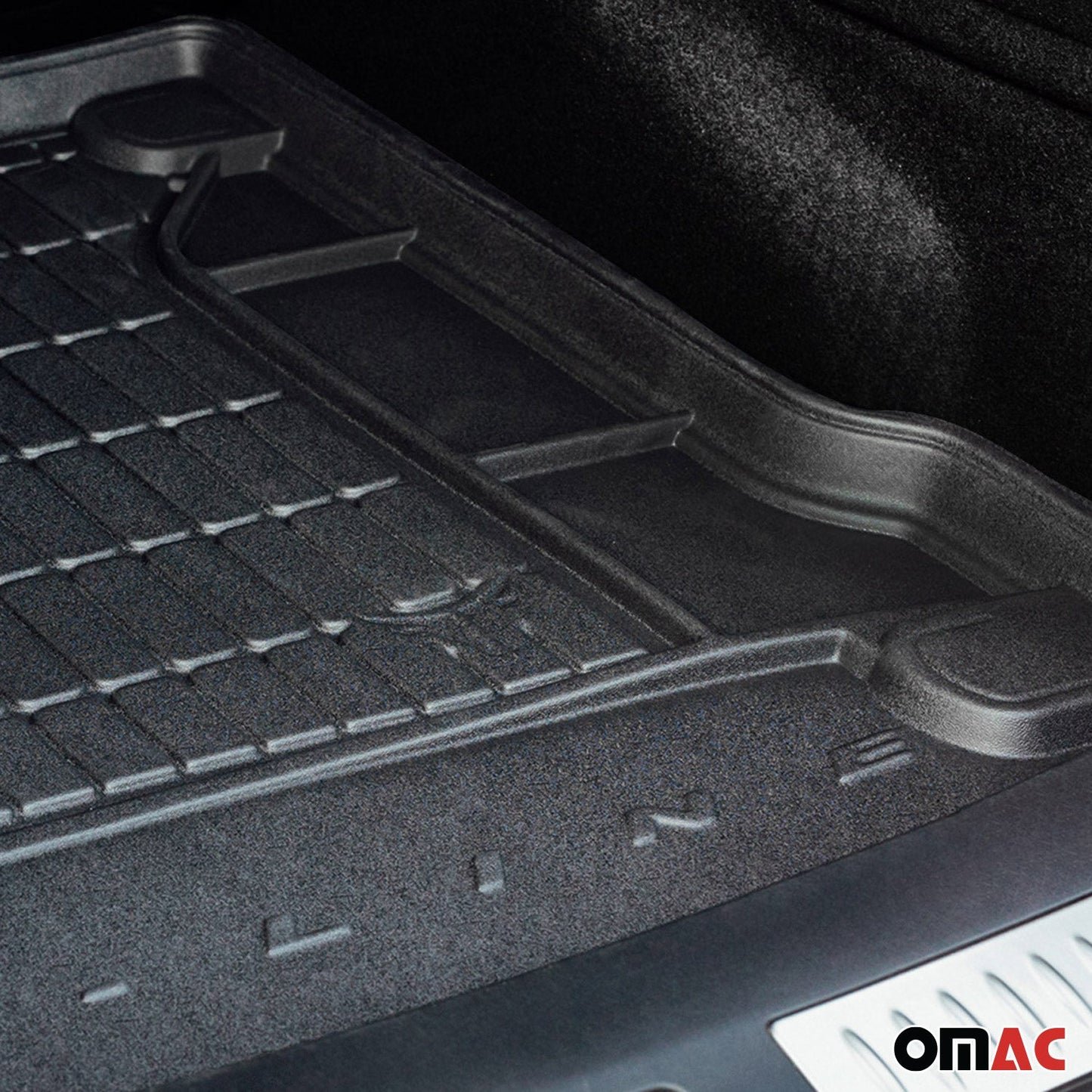 OMAC Gummi Kofferraumwanne für Volvo V40 2012-2019 TPE Laderaumwanne Schwarz OMAC DE