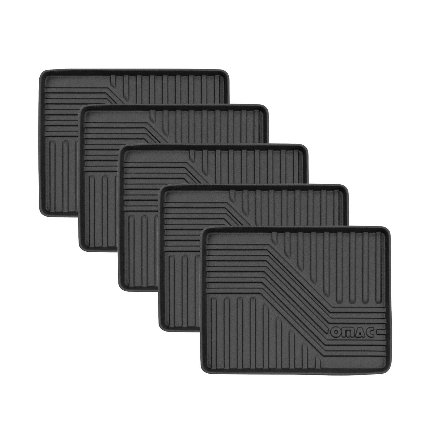 5x OMAC Schuhmatte Sauberlaufmatte Abtropfschale Napfunterlage 43x33cm Unterlage OMAC DE
