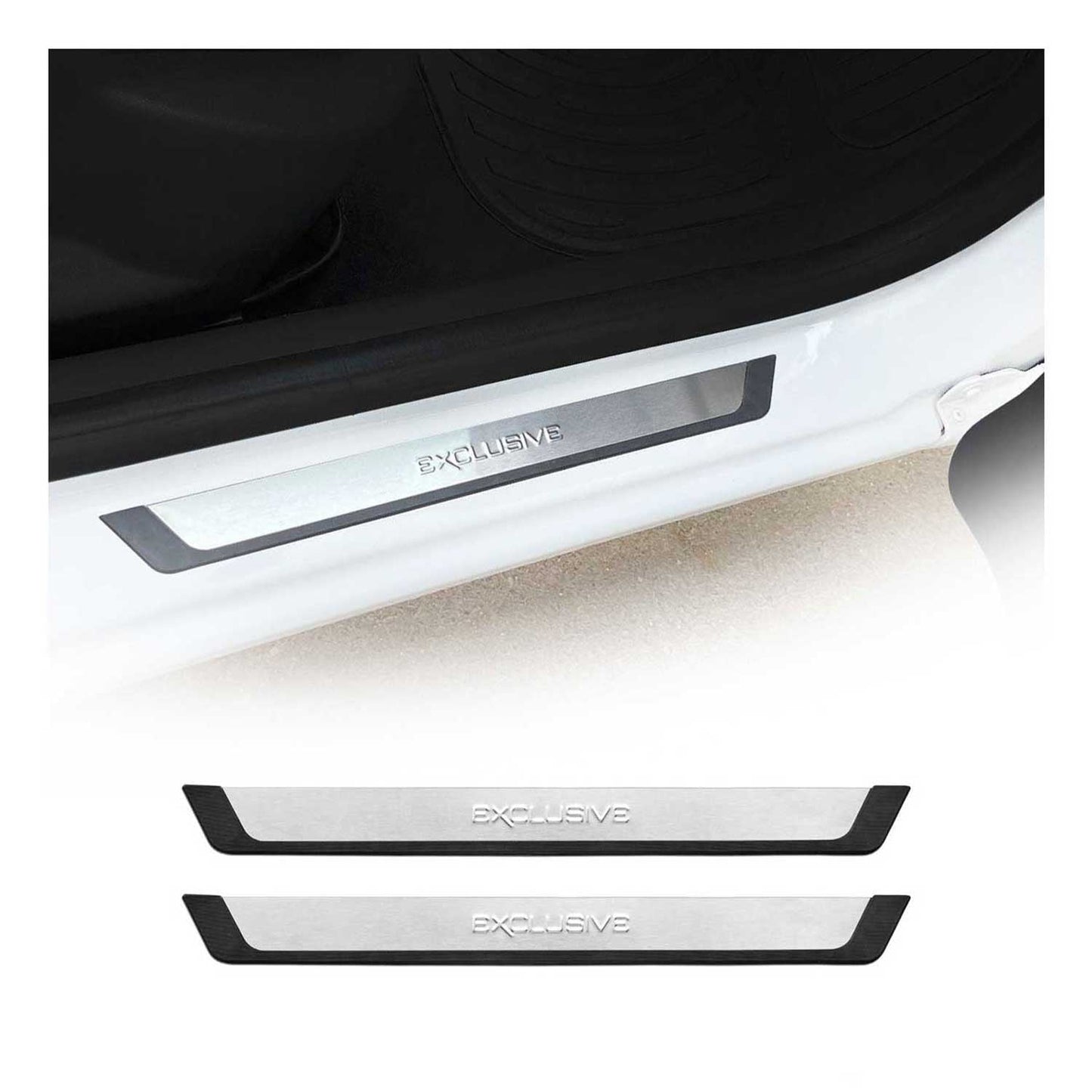 Flexill Chrom Einstiegsleisten für BYD Seal U /MG HS PHEV 2023-2025 Gebürstet 2x OMAC DE