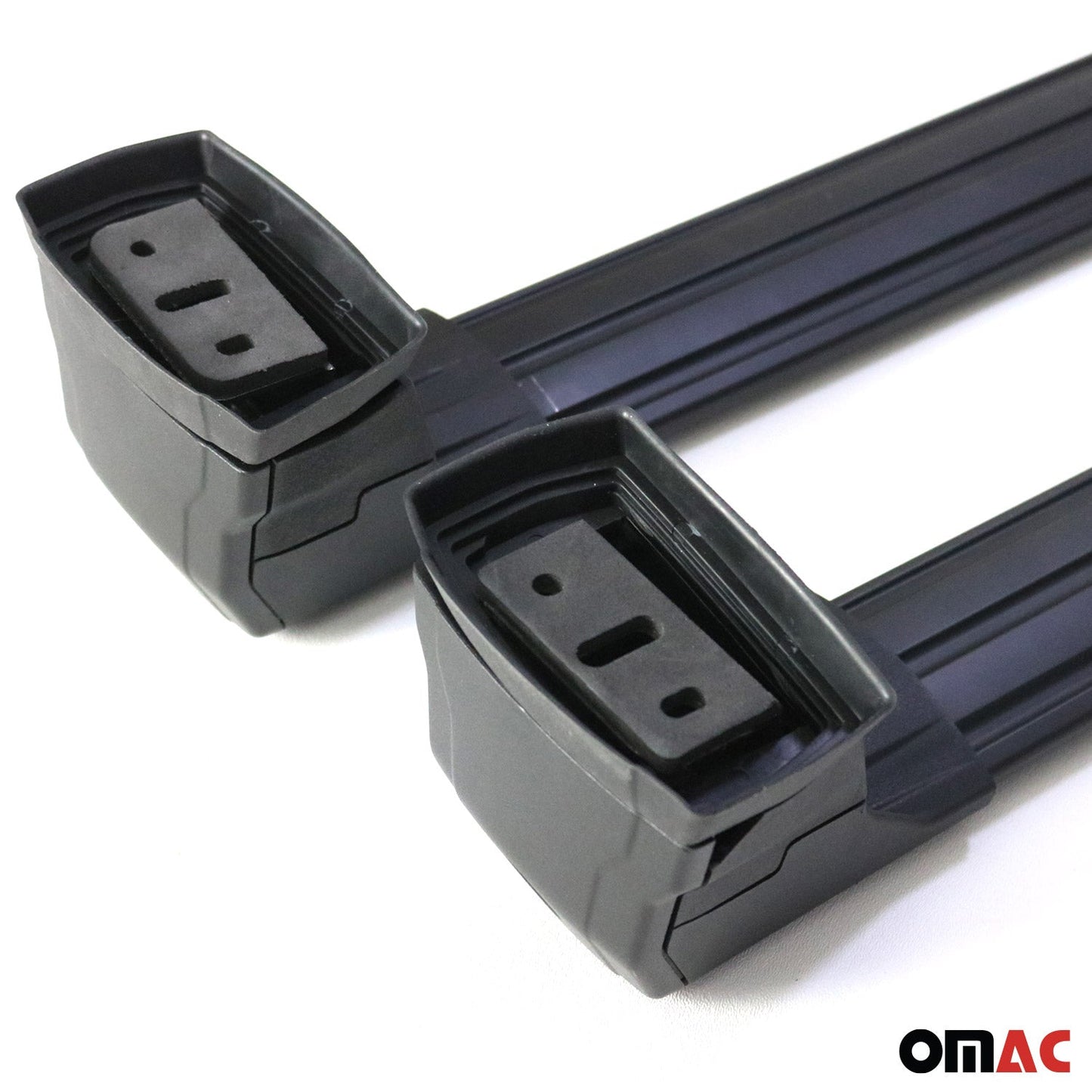 Dachträger Grundtäger für Citroen Berlingo 1996-2008 75kg Aluminium Schwarz 2x OMAC DE