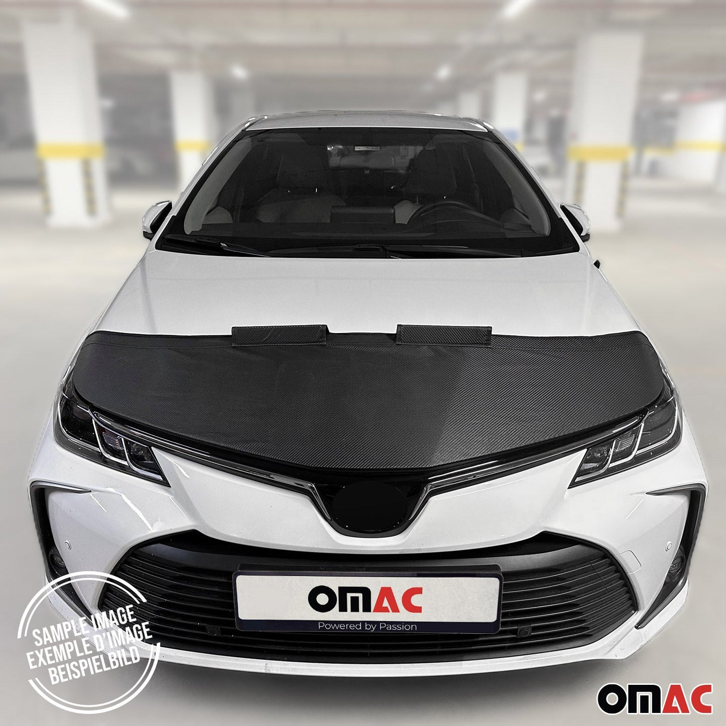Haubenbra Steinschlagschutz Bonnet Bra für Hyundai Tucson 2015-2024 Carbon Halb OMAC DE