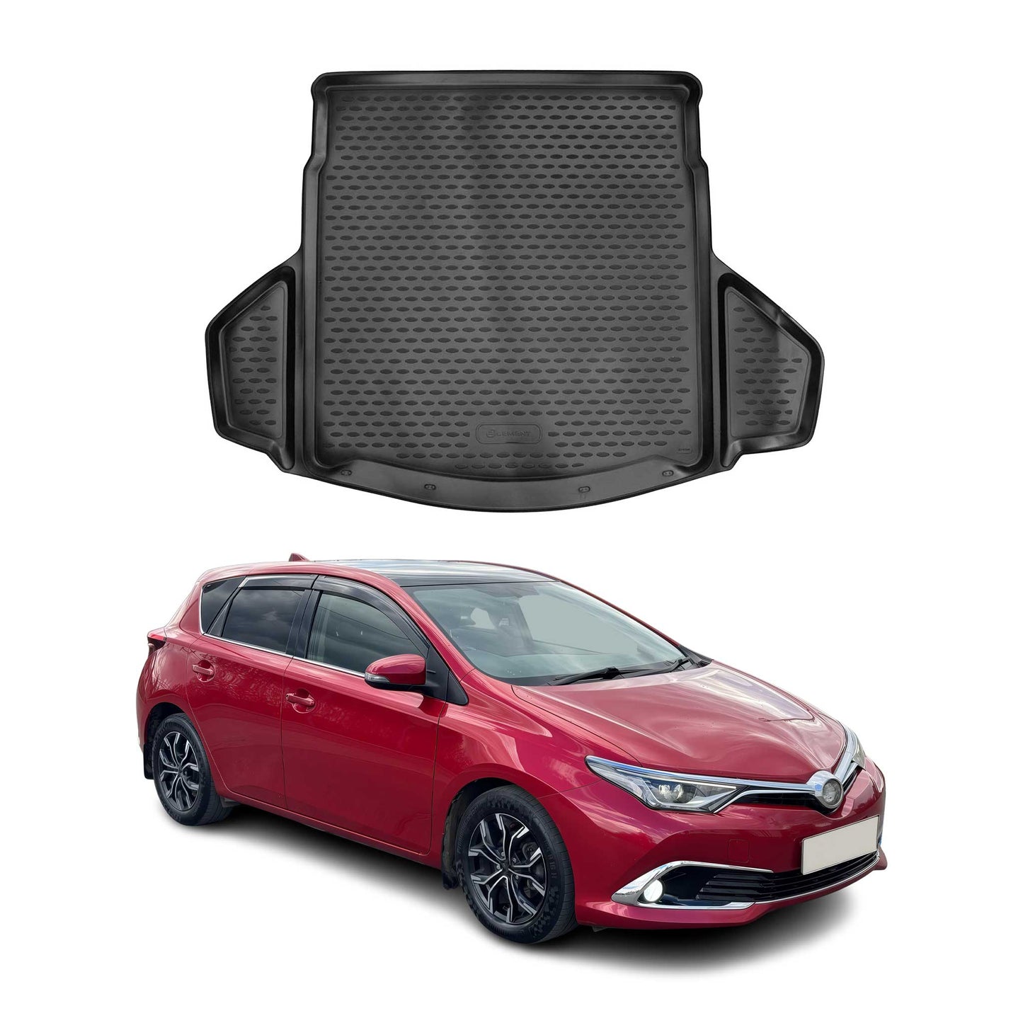 Kofferraummatte Kofferraumwanne für Toyota Auris Kombi 2012-2015 Gummi TPE OMAC DE
