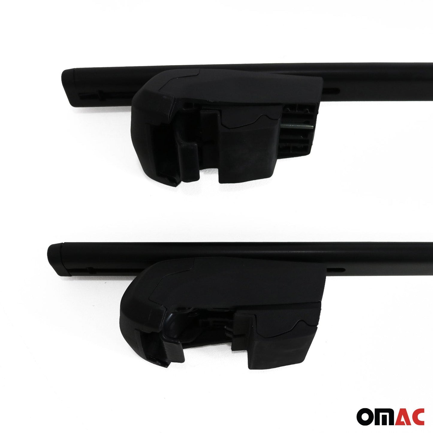 Dachträger Grundtäger für Mitsubishi ASX 2010-2023 75kg Metall Schwarz 2 tlg OMAC DE