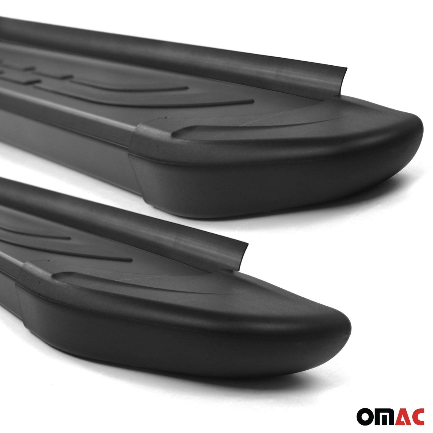 Trittbretter Seitenschweller für VW Tiguan mk3 2024-2025 Schwarz Alu 2tlg