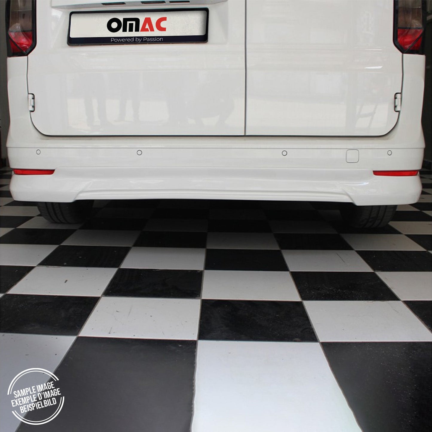 2021-2025 VW Caddy Heckspoiler Lippe Stoßstange Splitter Langer Grundiert OMAC DE