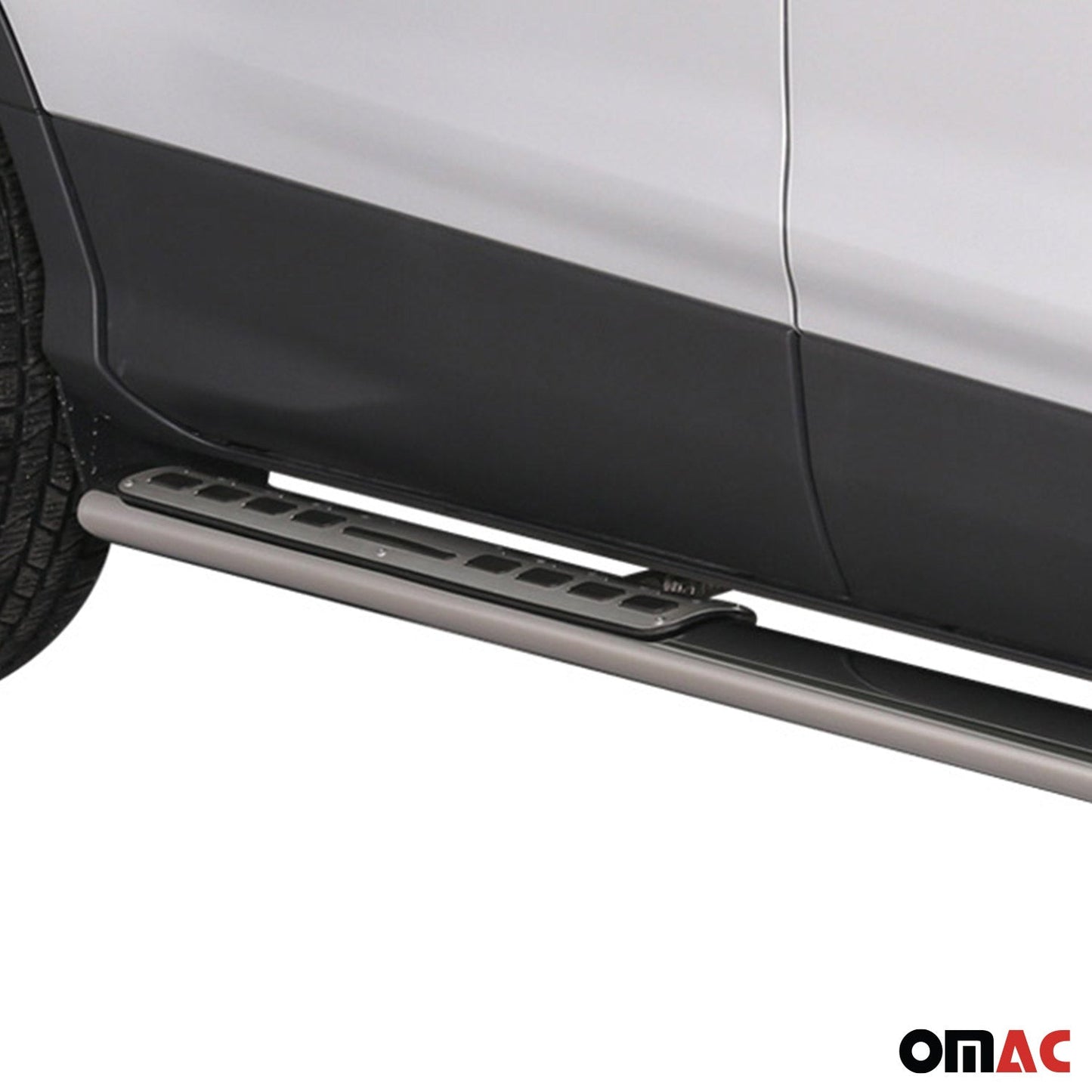 Stahl Seitenschweller Schwellerrohre für Land Rover Freelander 2 2007-2014 Grau OMAC DE