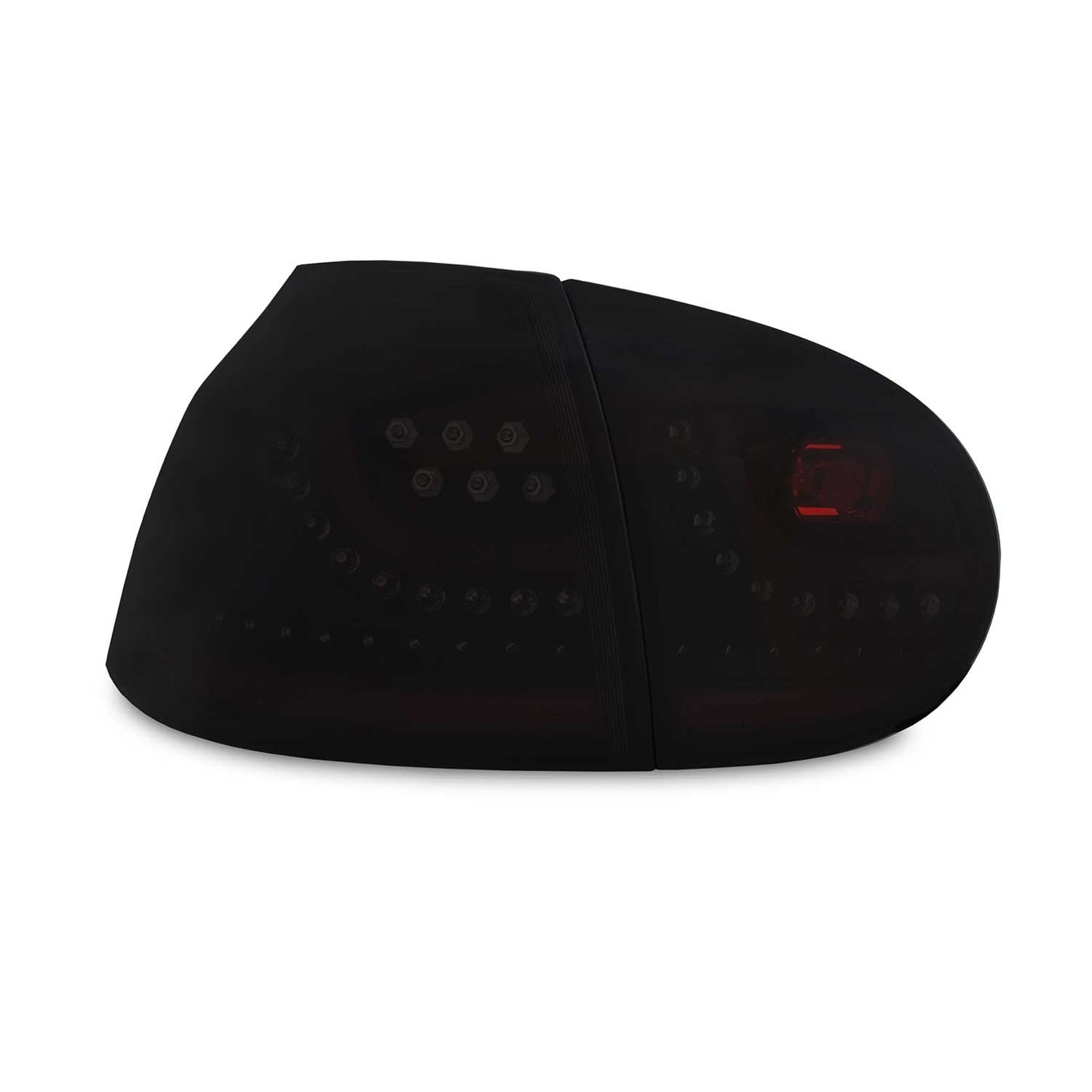 JOM LED Rückleuchten für VW Golf MK5 2003-2008 mit Dynamik-Blinker schwarz 4tlg OMAC DE