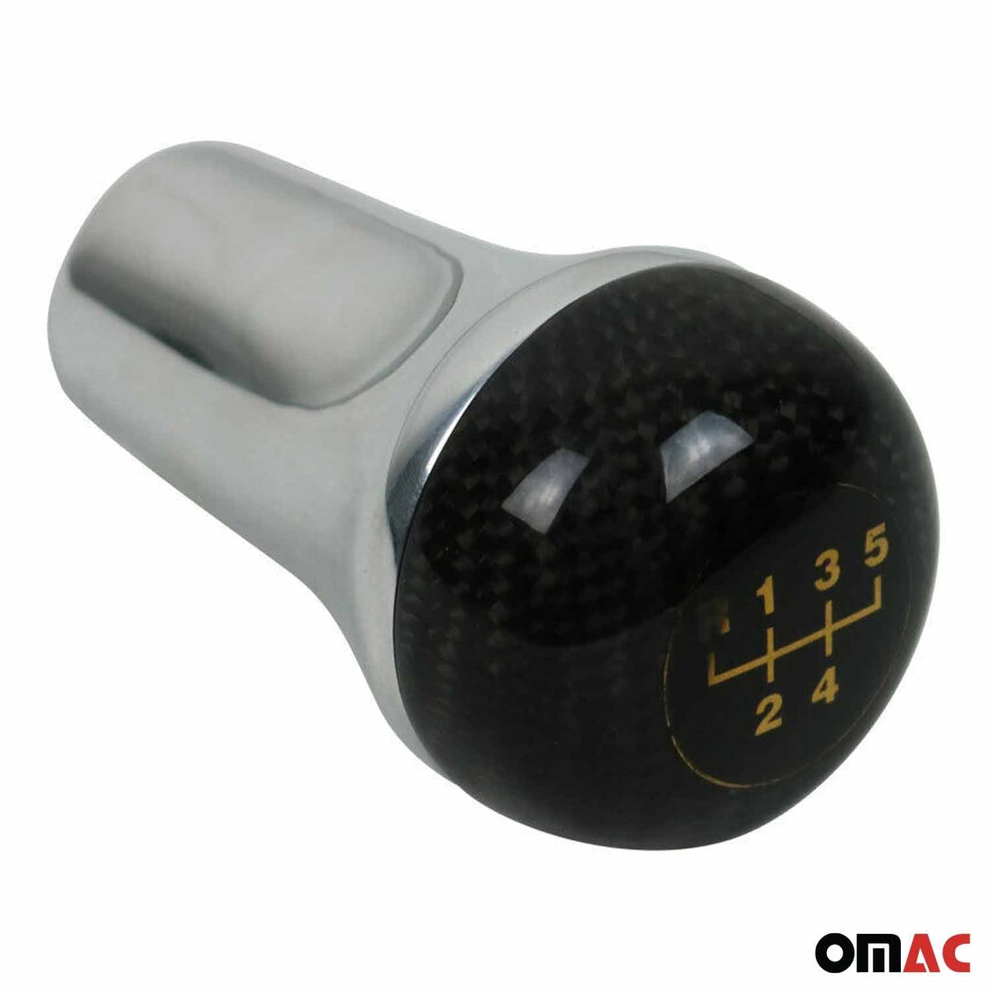 Schaltknauf für BMW E34 E39 E60 E36 E46 E90 E87 Z1 Z3 Z4 X5 Alu Glänzed Manuelle OMAC DE