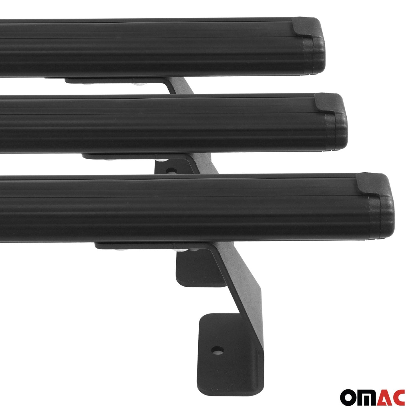 Dachträger Grundtäger für Citroen Berlingo 2018-2025 75kg Alu Schwarz 3 tlg OMAC DE