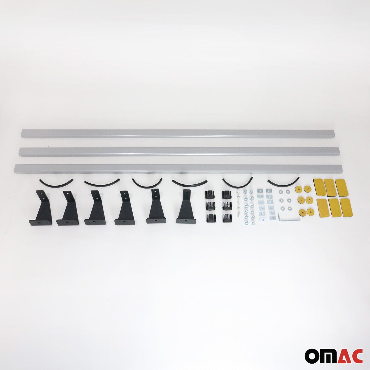 Dachträger Grundtäger für Mercedes Citan W420 2021-2025 75kg Stahl Silber 3 tlg OMAC DE