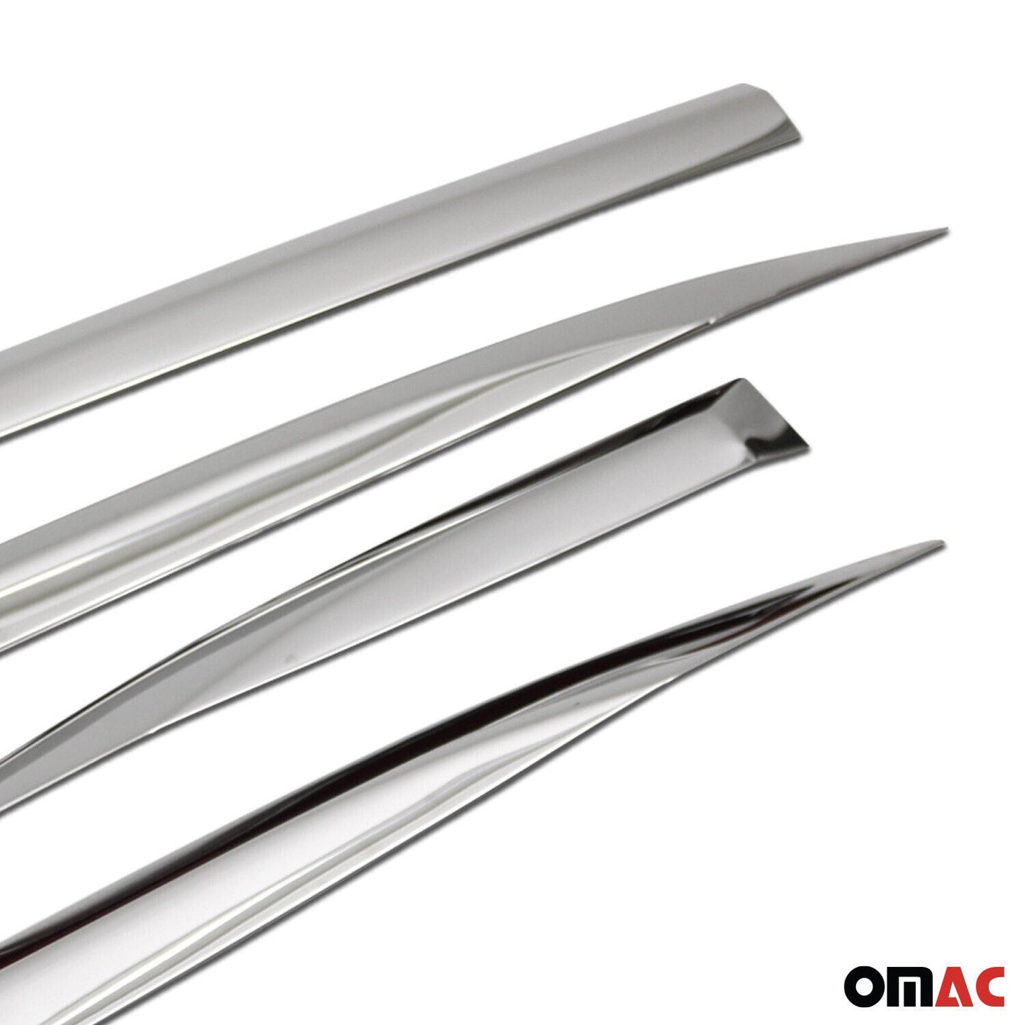 Seitentürleiste Fensterleisten für Peugeot 3008 Active P84 2016-2024 Chrom Satz OMAC DE