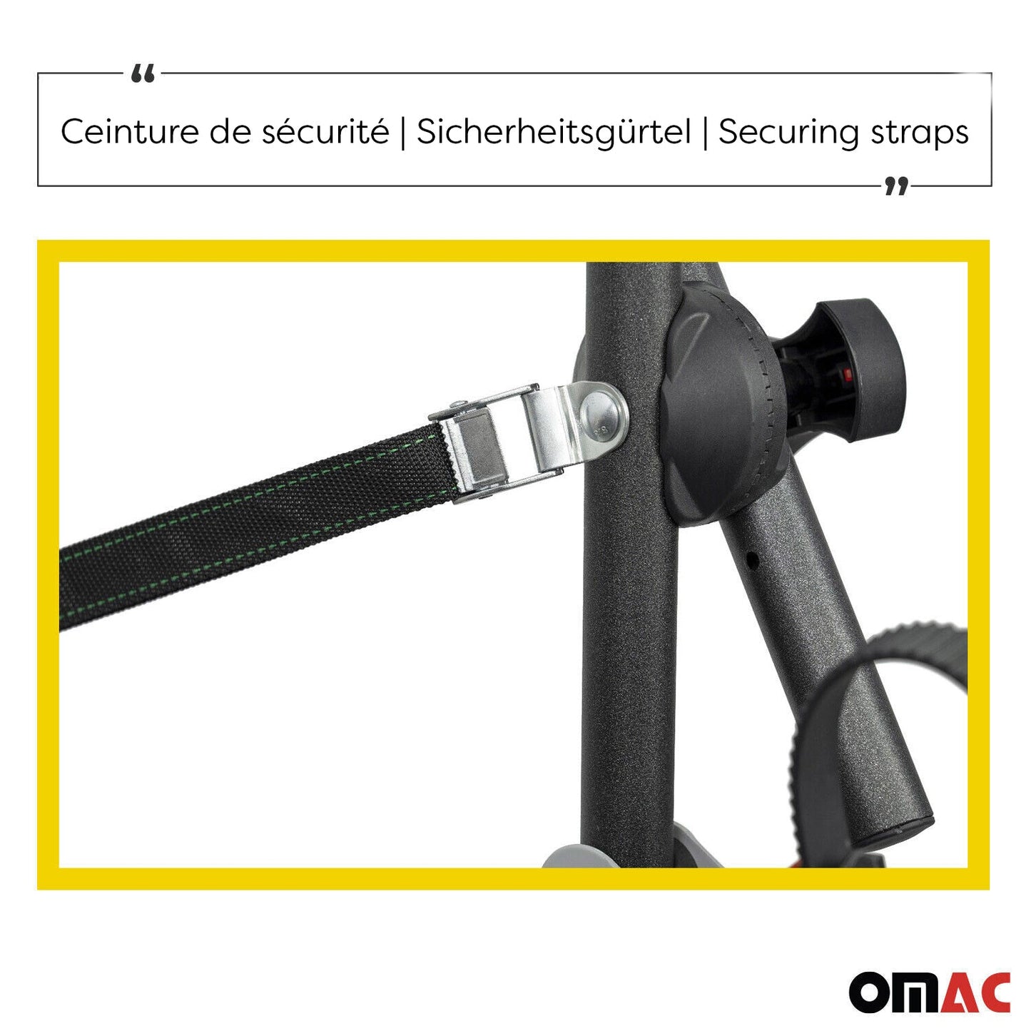 Fahrradträger für Heckklappe E Bike Infiniti Q50 V37 3 Fahrräder OMAC DE