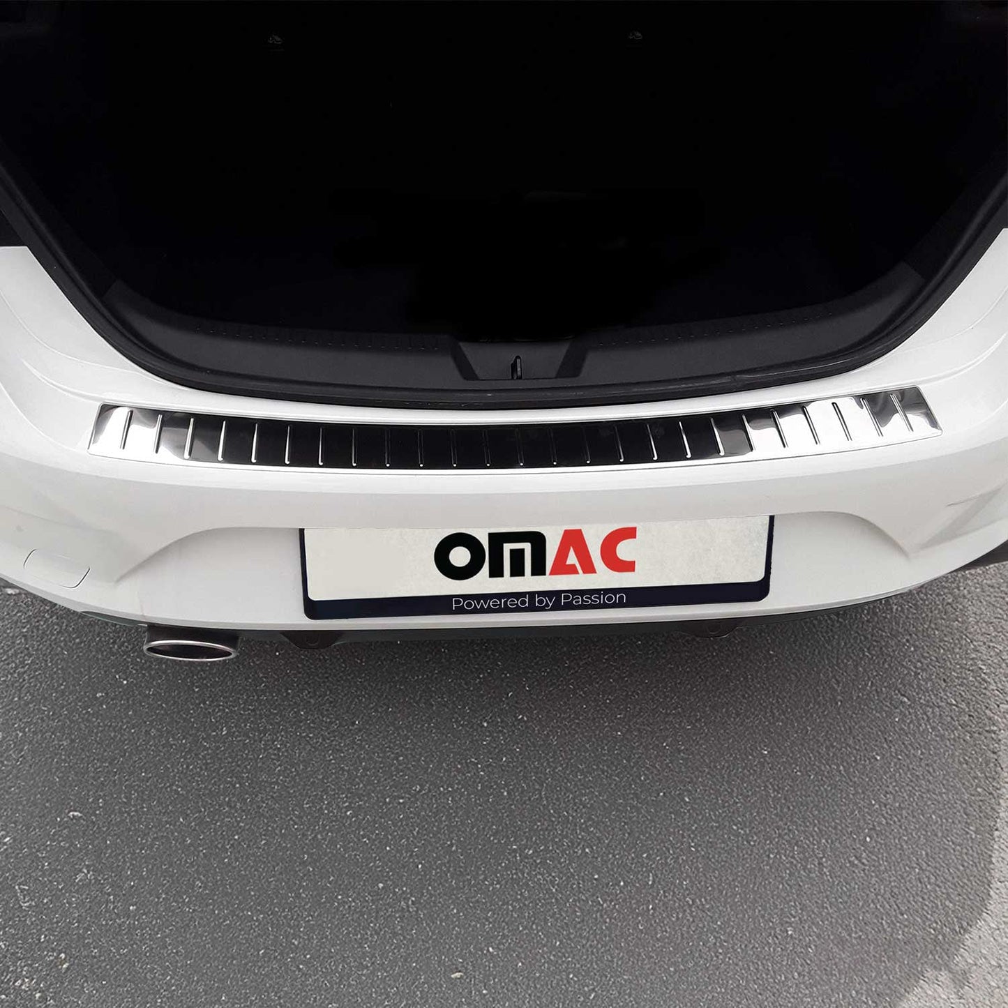 Ladekantenschutz für Renault Megane Stufenheck 2016-2023 Chrom Edelstahl 1 TLG OMAC DE