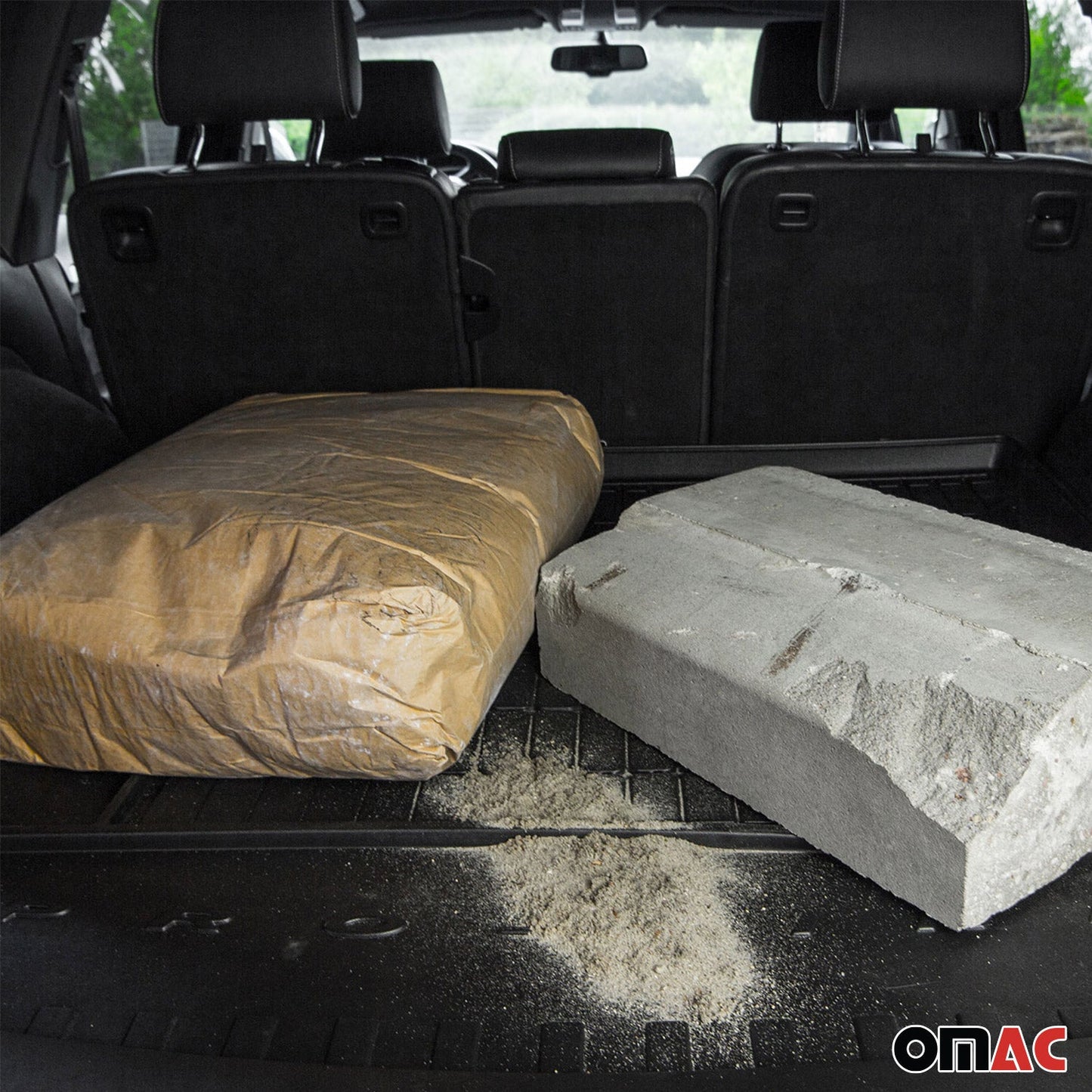 OMAC Gummi Kofferraumwanne für Volvo V40 2012-2019 TPE Laderaumwanne Schwarz OMAC DE