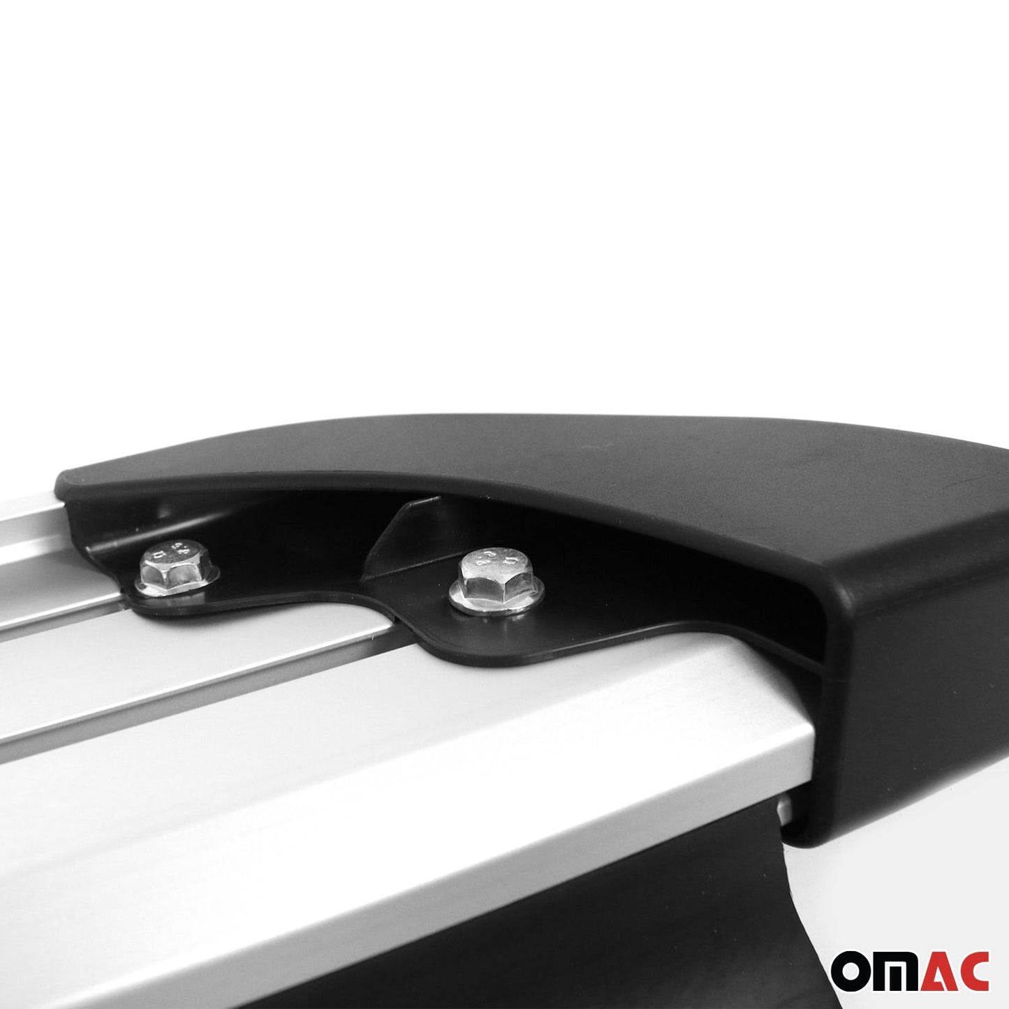 Trittbretter Seitenschweller für Citroen C4 2020-2025 Silber Schwarz 2 tlg OMAC DE