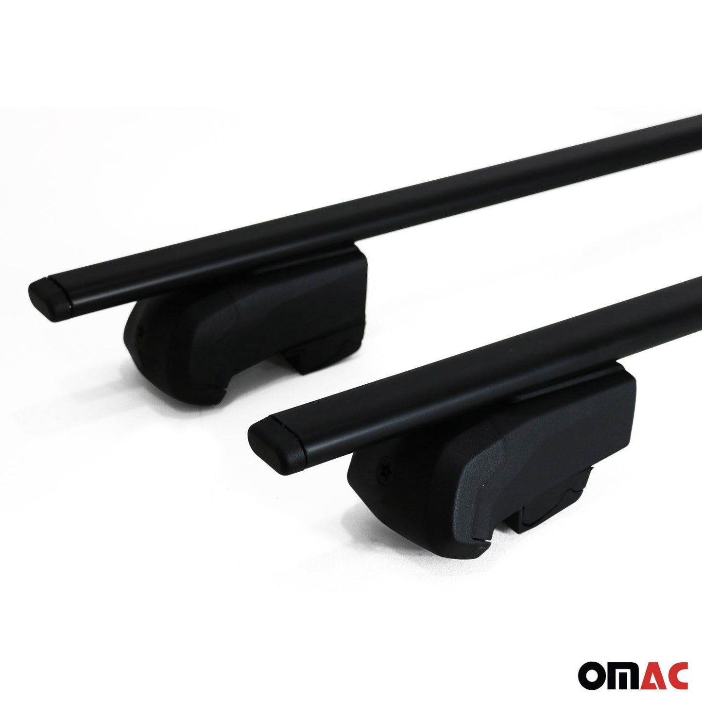 Dachträger Grundtäger für Mercedes GLC X253 2015-2022 75kg Metall Schwarz 2 tlg OMAC DE