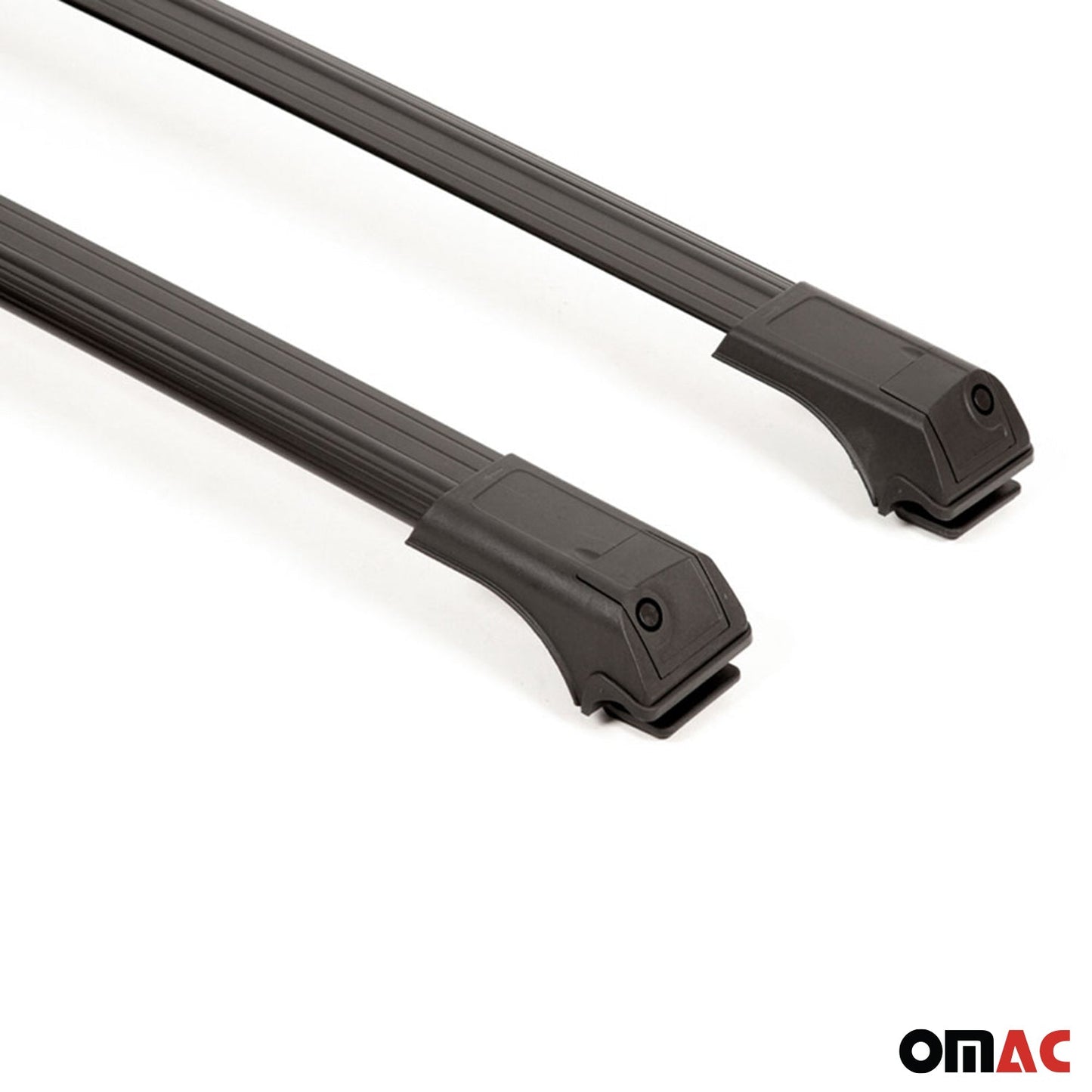 1998-2006 Land Rover Freelander L314 Dachträger Grundträger Aluminium Schwarz 2x