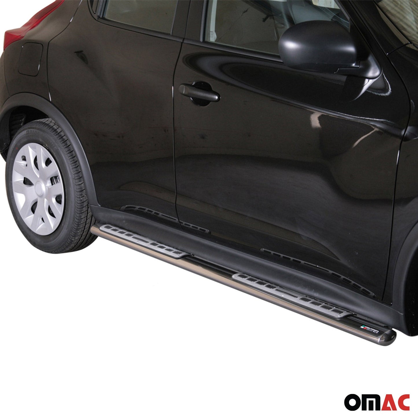 Edelstahl Seitenschweller Schwellerrohre für Nissan Juke F15 2010-2019 Silber OMAC DE