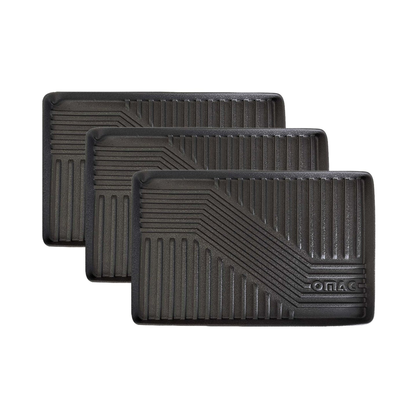 3x OMAC Schuhmatte Sauberlaufmatte Abtropfschale Napfunterlage 58x38cm Unterlage OMAC DE