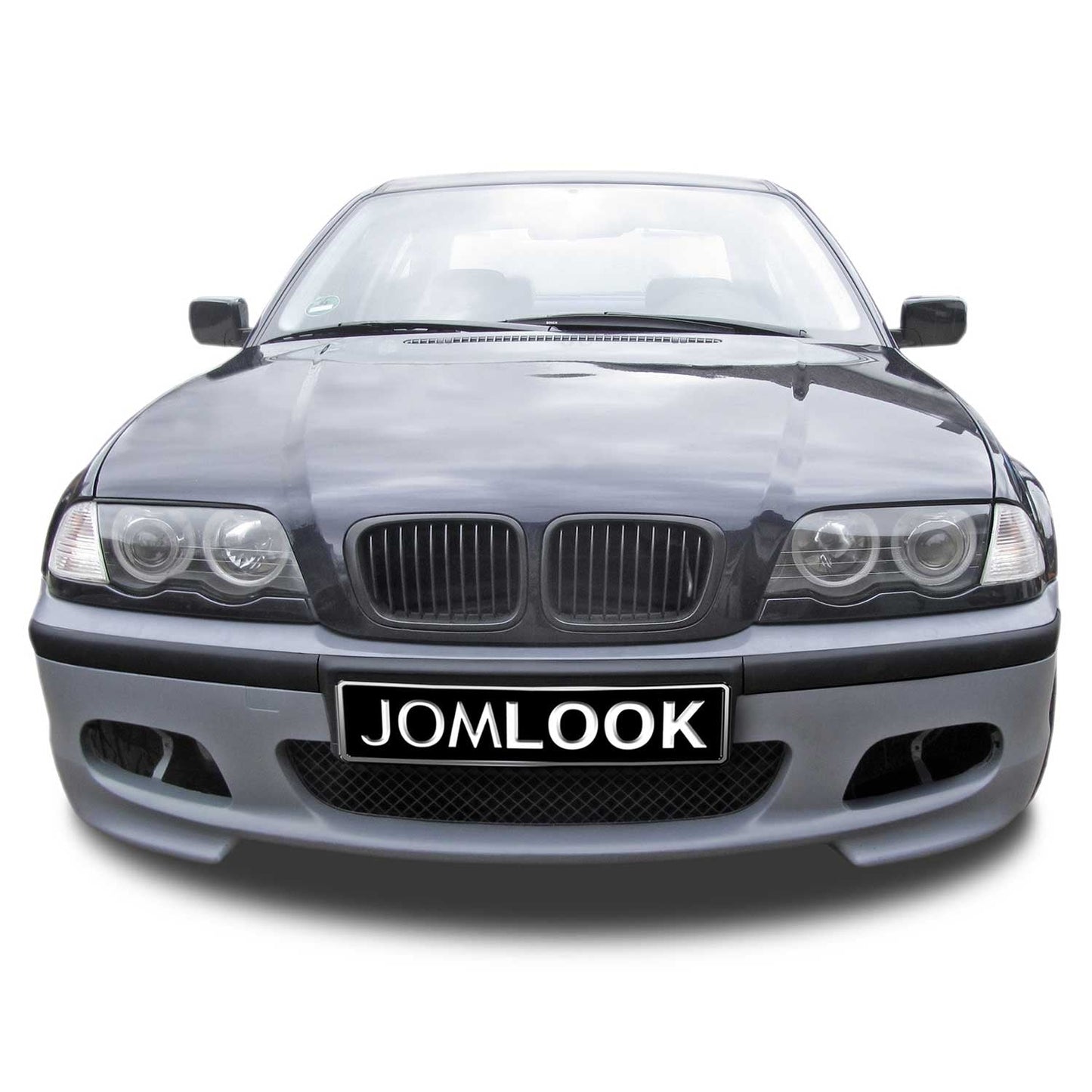 JOM Stoßstange vorne für BMW 3er E46 Limo/Touring 1998-2005 Grau OMAC DE