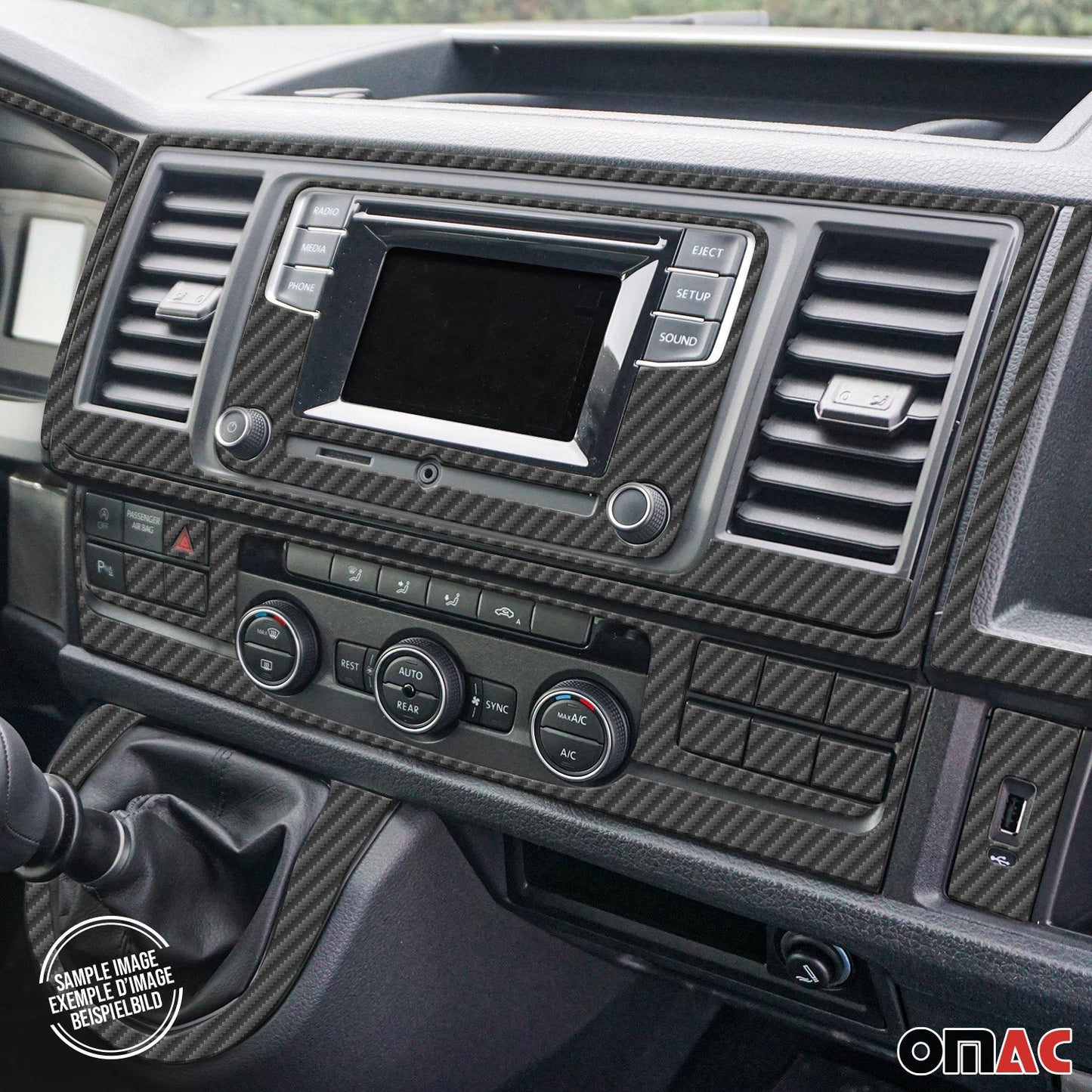 Innenraum Dekor Cockpit für Mercedes Sprinter 906 2006-2018 Carbon Optik 33tlg OMAC DE
