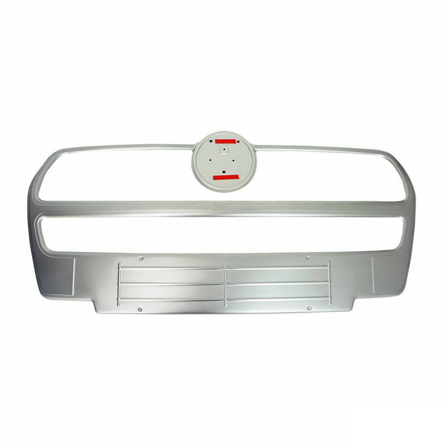 Kühlergrill Leisten Grillleisten für Fiat Doblo 2010-2015 Edelstahl Silber 2tlg OMAC DE
