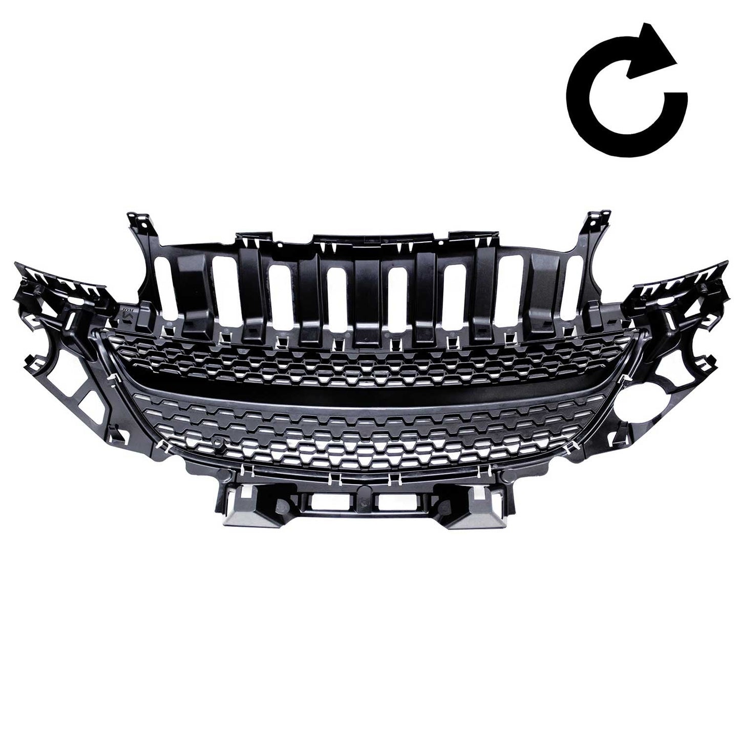 JOM Kühlergrill Kühlergitter für Opel Adam 2012-2019 schwarz 1tlg OMAC DE