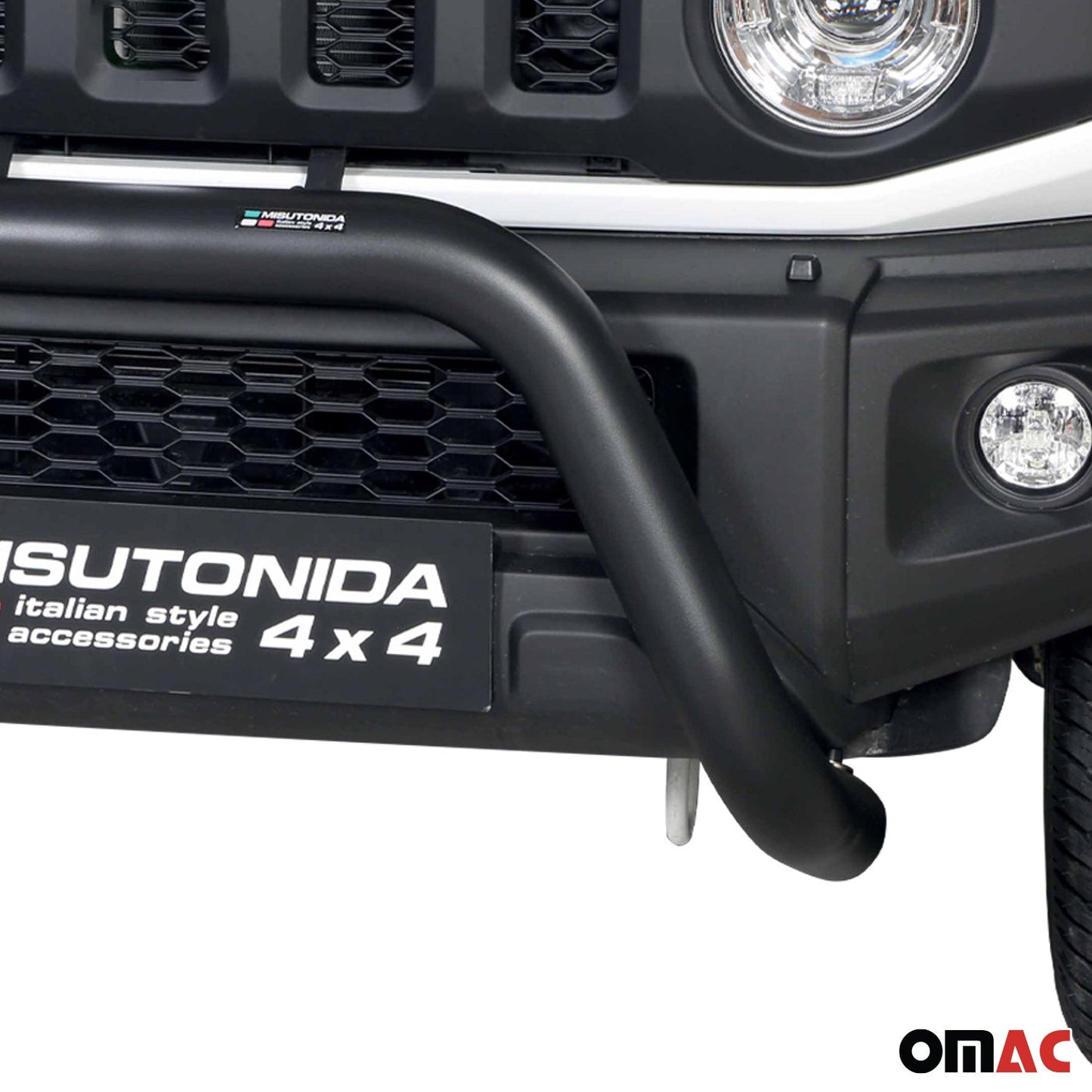 Frontbügel Frontschutzbügel für Suzuki Jimny 2018-2025 ø76mm Stahl Schwarz OMAC DE