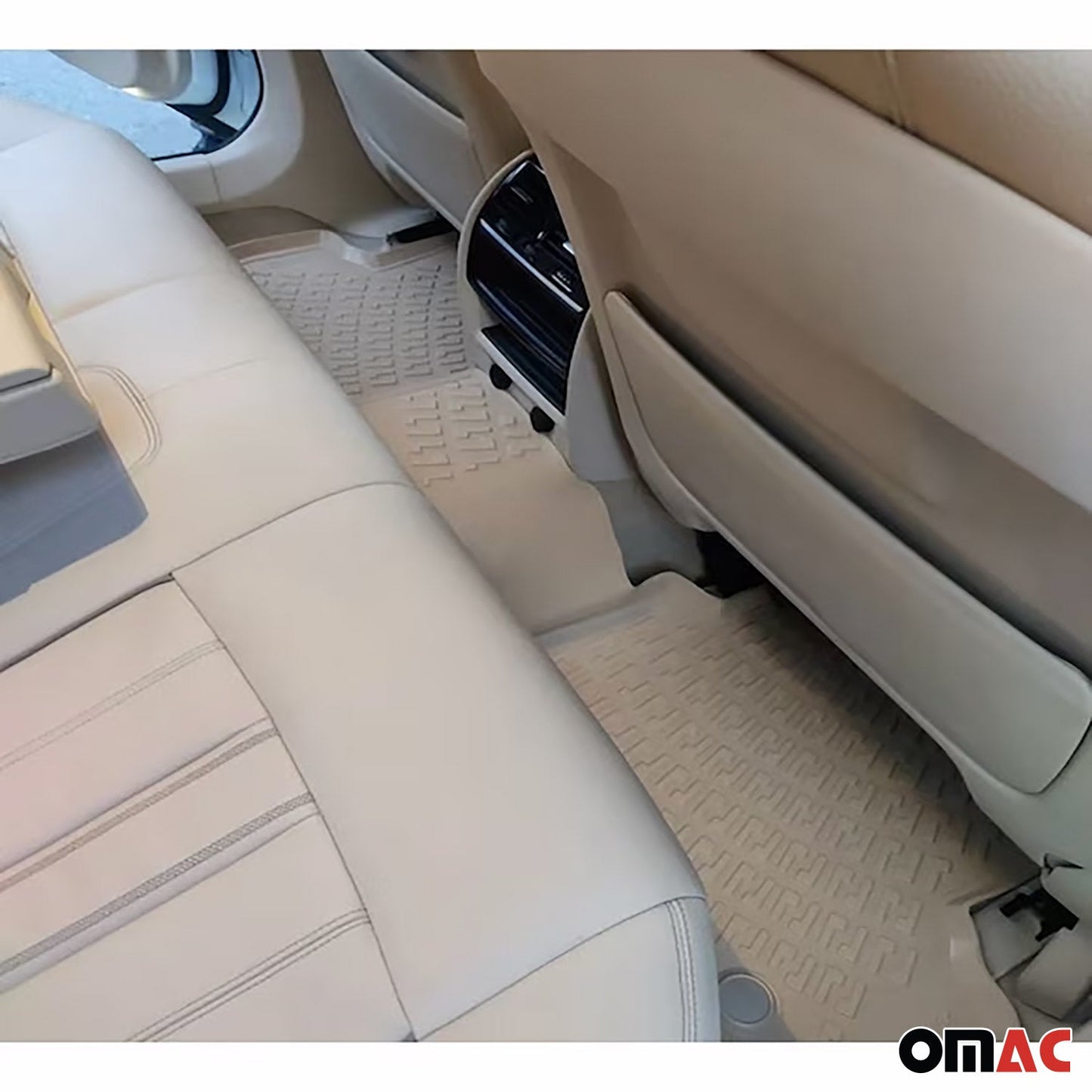 2001-2008 Skoda Superb Fußmatten Zuschneidbar TPE Beige 4 tlg
