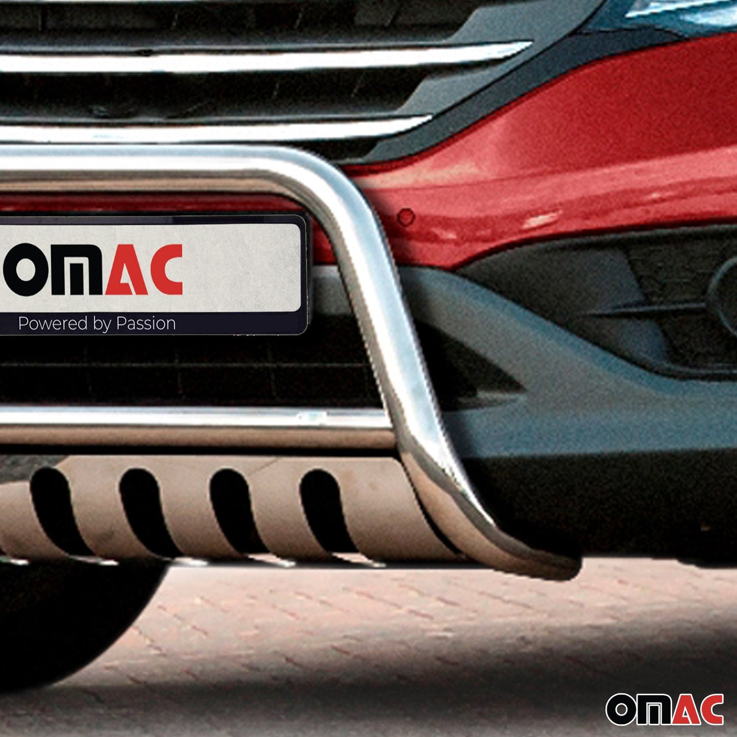 Frontbügel Frontschutzbügel für Honda CR-V 2012-2016 mit ABE Edelstahl Silber OMAC DE