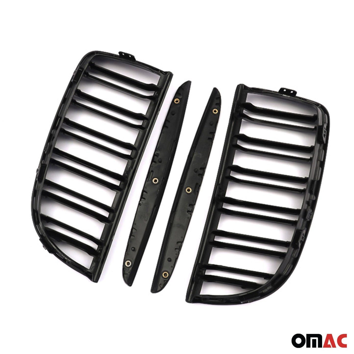 2004-2008 BMW 3er E90 Limo M3 Nieren Grill Kühlergrill Schwarz Glanz