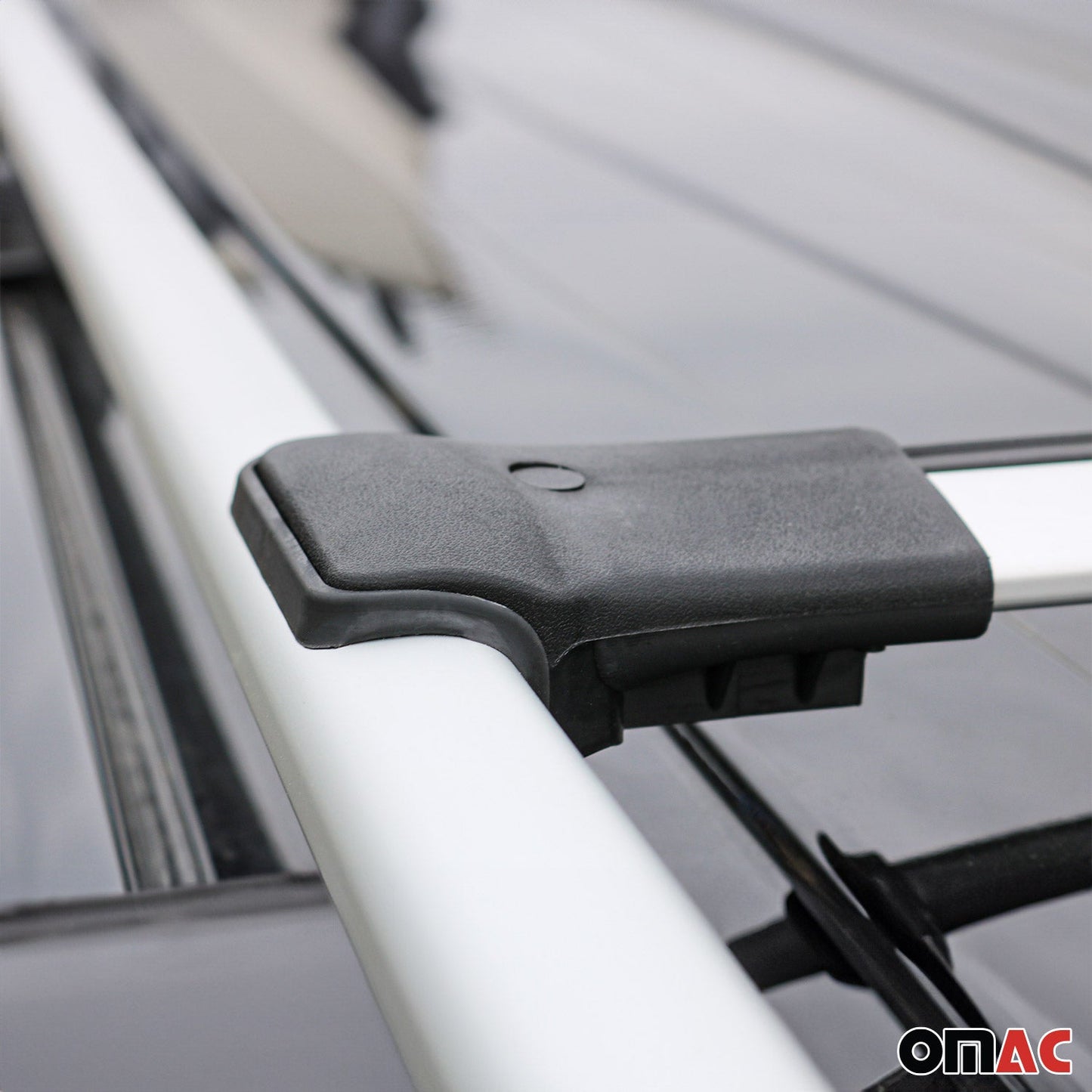 Dachträger Grundtäger für Citroen C-Crosser 2007-2012 75kg Alu Silber 2tlg OMAC DE