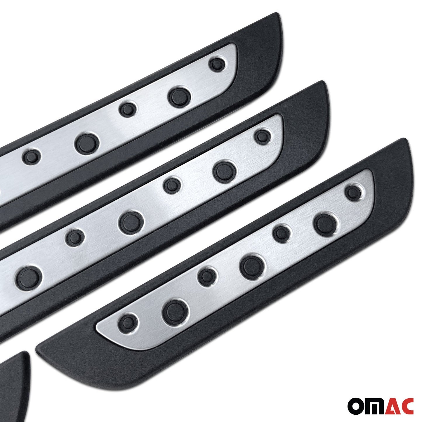 Einstiegsleisten Türschweller für Audi Chrom Edelstahl 4x OMAC DE