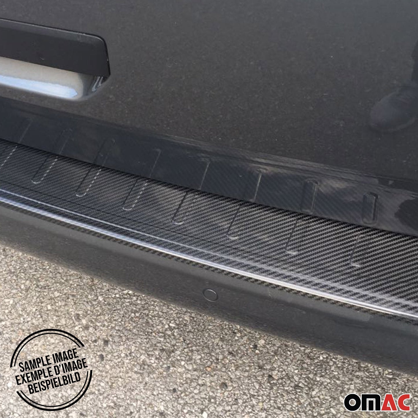 Ladekantenschutz für VW Passat B7 2010-2014 Echt Karbon Schwarz 1 tlg OMAC DE