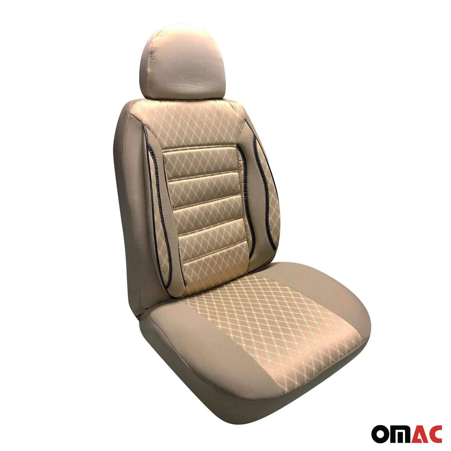 Sitzbezüge Schonbezüge für Alfa Romeo 145 146 147 Beige 2 Sitz Vorne Satz OMAC DE