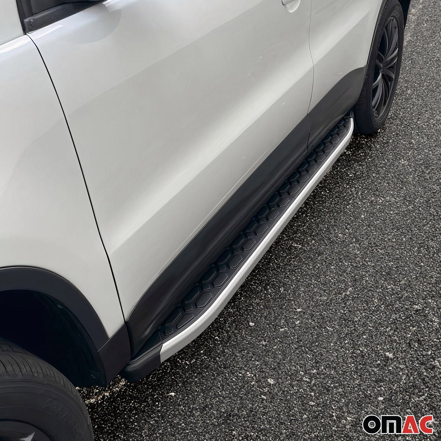 Trittbretter Seitenschweller Schweller für Renault Captur 2020-2025 Schwarz 2x